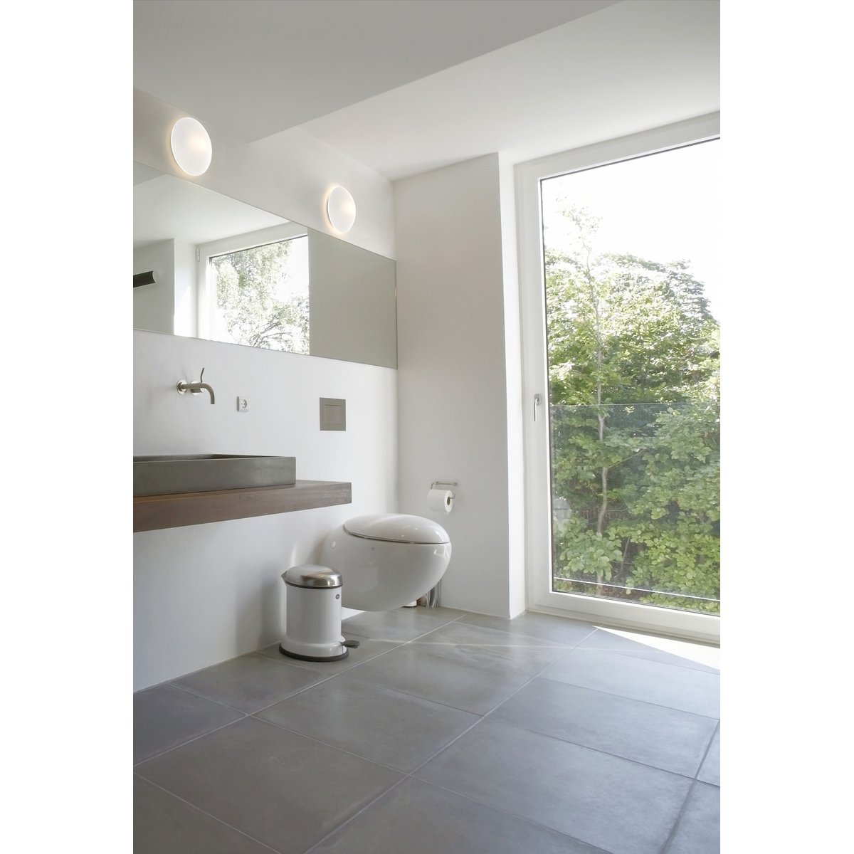 Plafonnier rond en verre, STANDARD blanc, NORDLUX