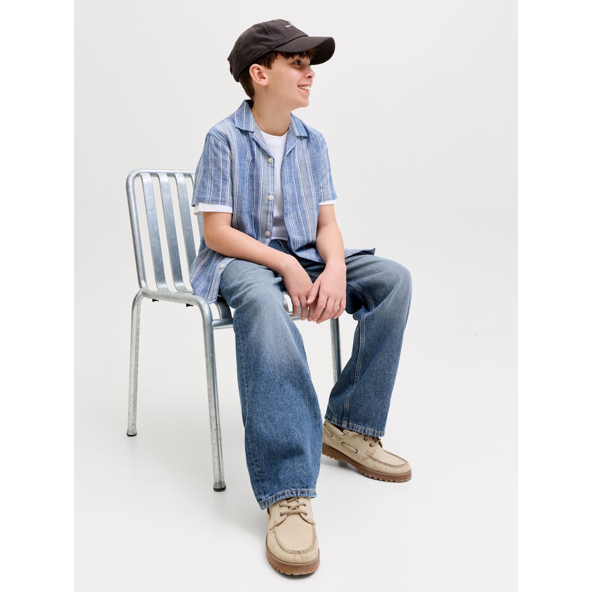 Jean Baggy Fit blue denim, JACK & JONES JUNIOR