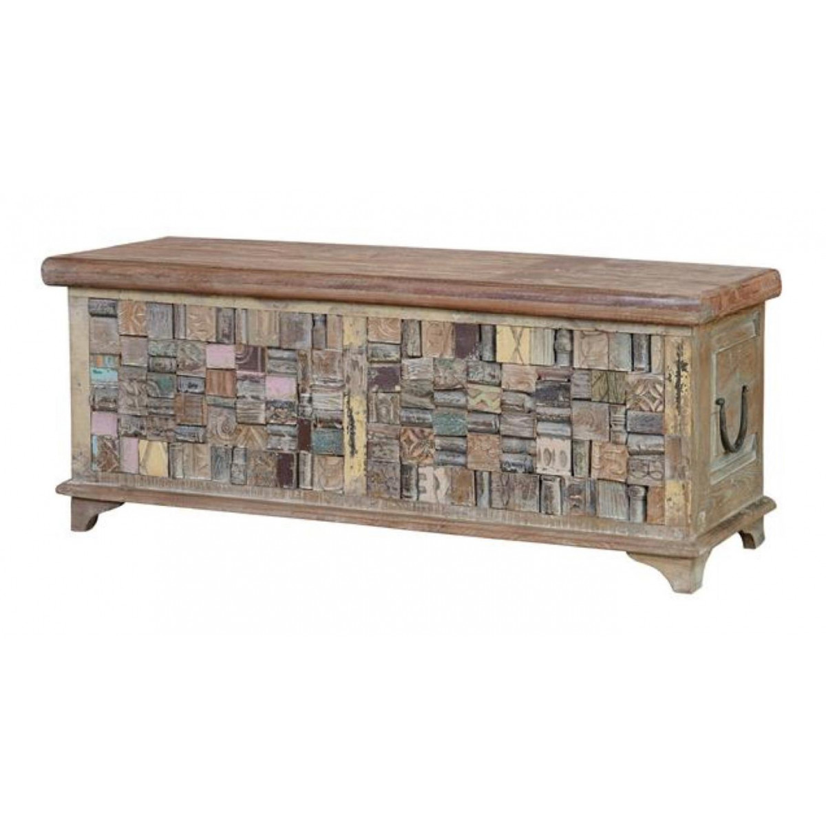 Coffre marron, DECORATION D’AUTREFOIS