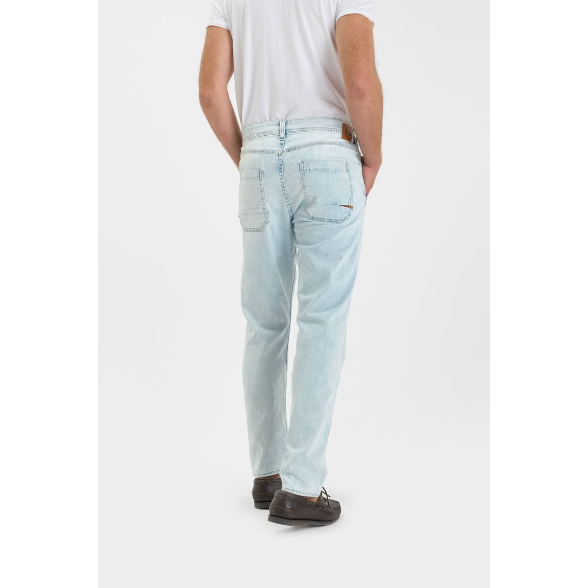 Jeans droite loose , longueur 34 blue, LE TEMPS DES CERISES
