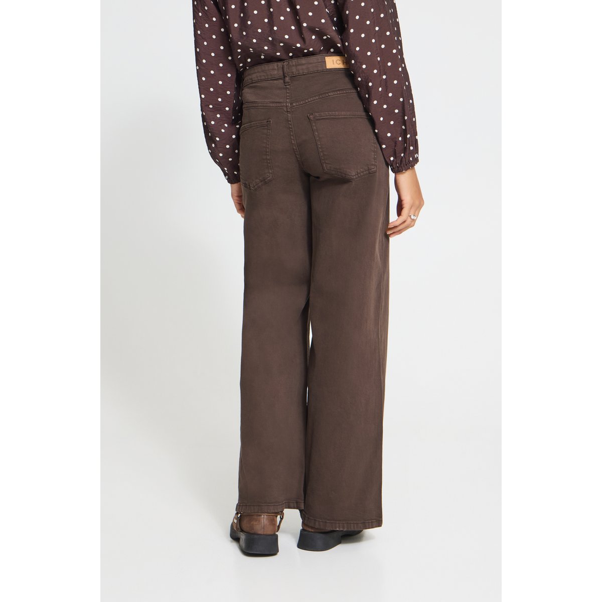 Jeans marron coffee bean, ICHI