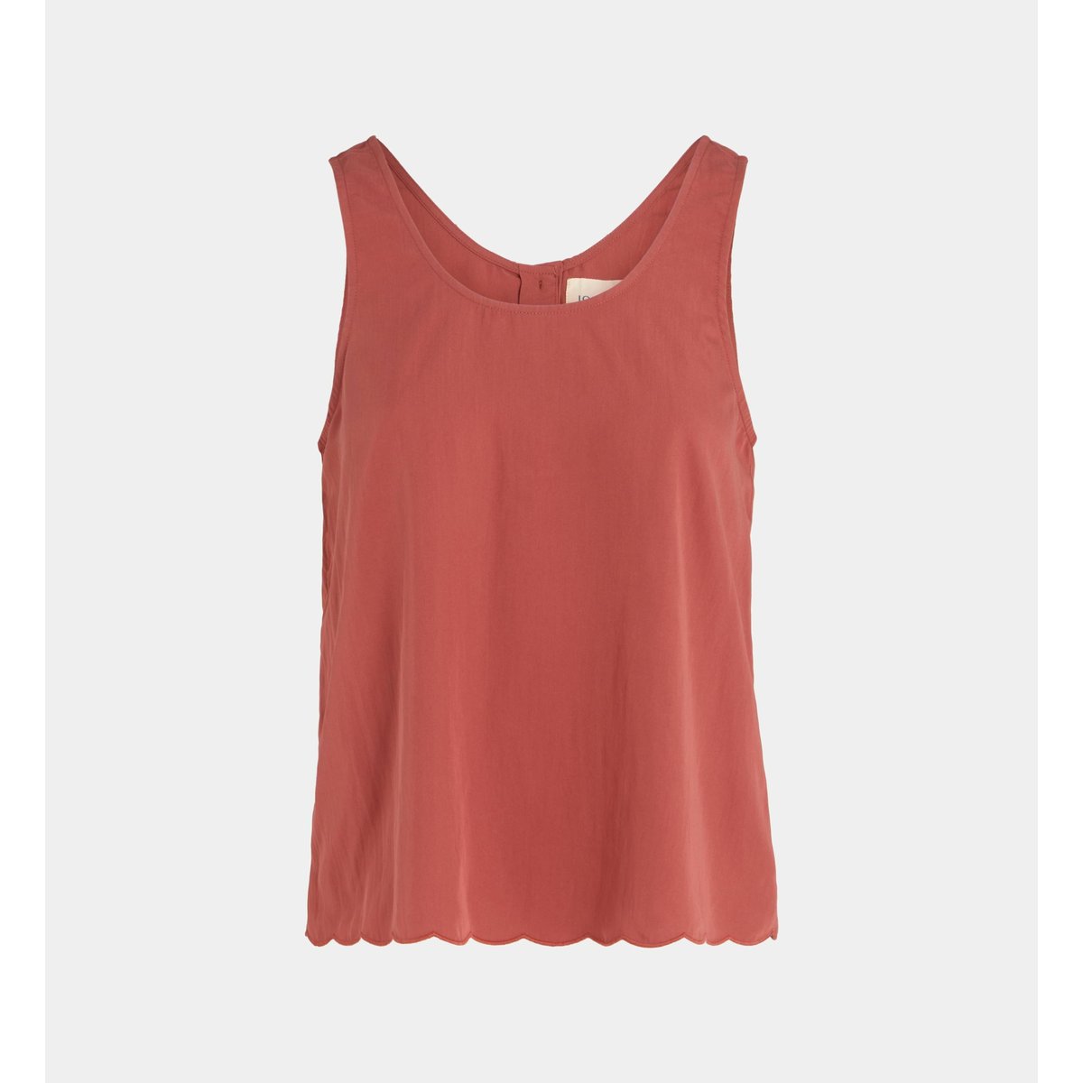Top fluide façon lingerie lumos sans manches terre de sienne, JODHPUR