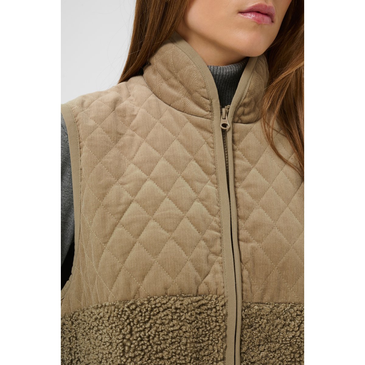 Manteau beige timber wolf, CULTURE