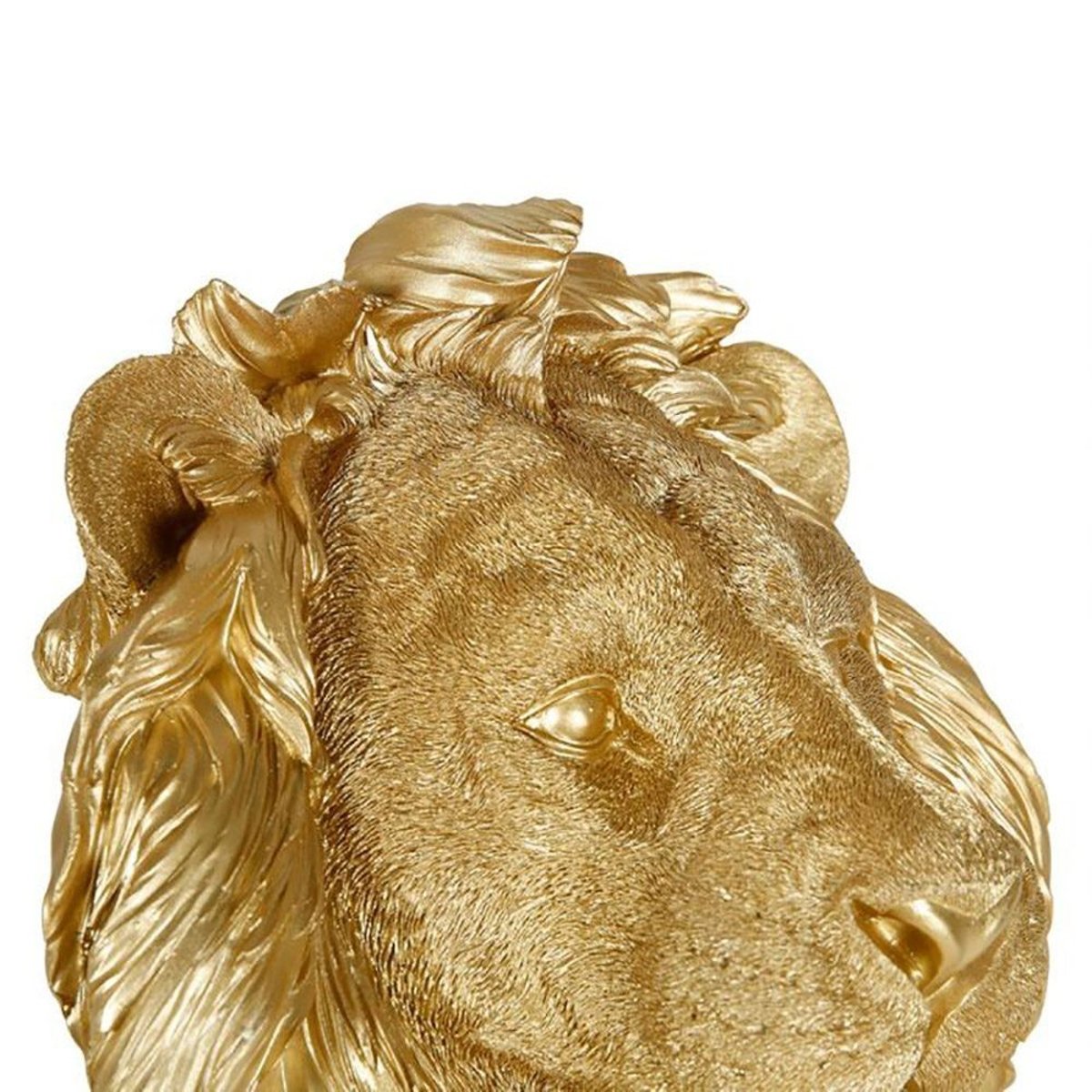 Tête De Lion Résine Doré or, DECORATIE