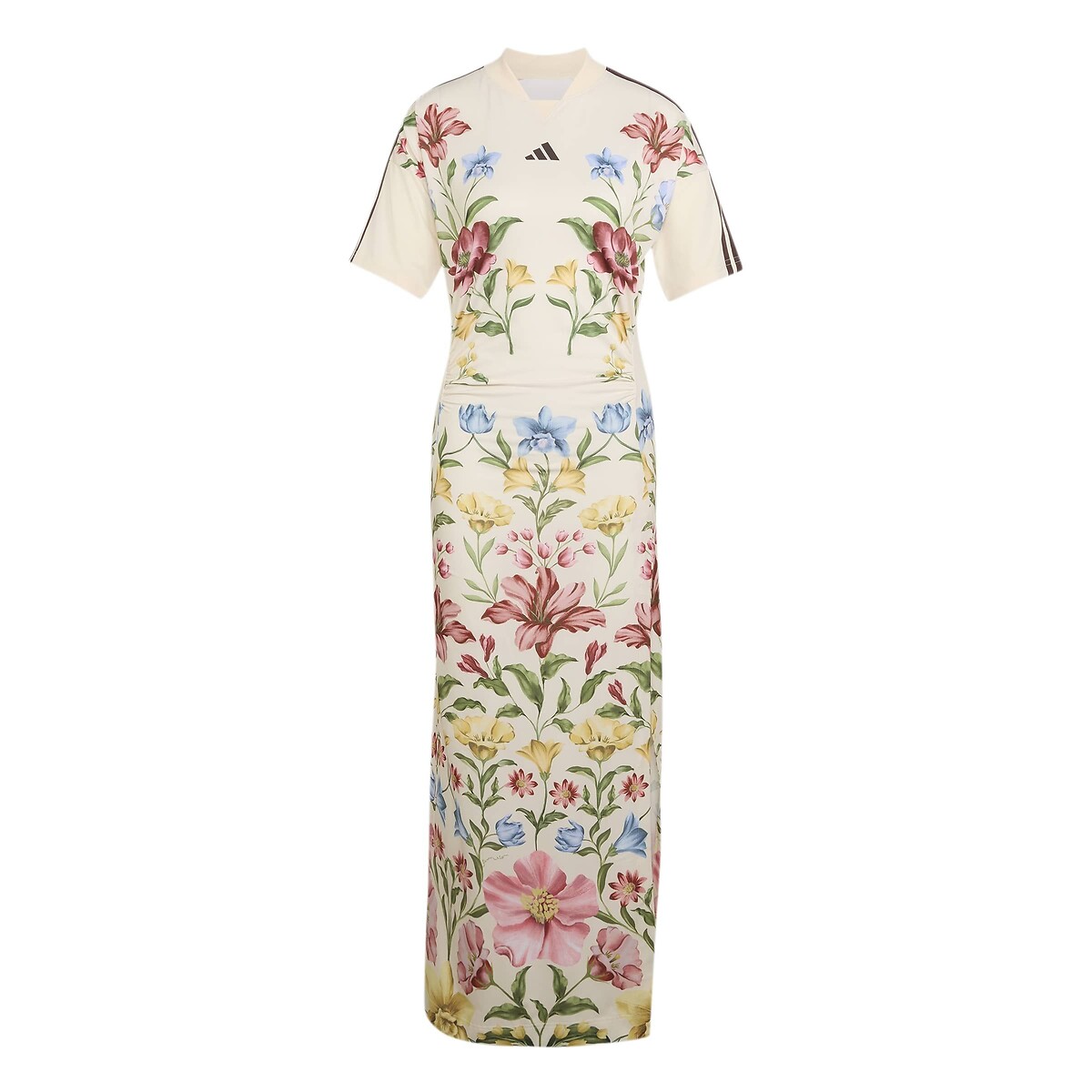 Robe longue imprimée FARM RIO beige/imprimé fleurs, ADIDAS SPORTSWEAR
