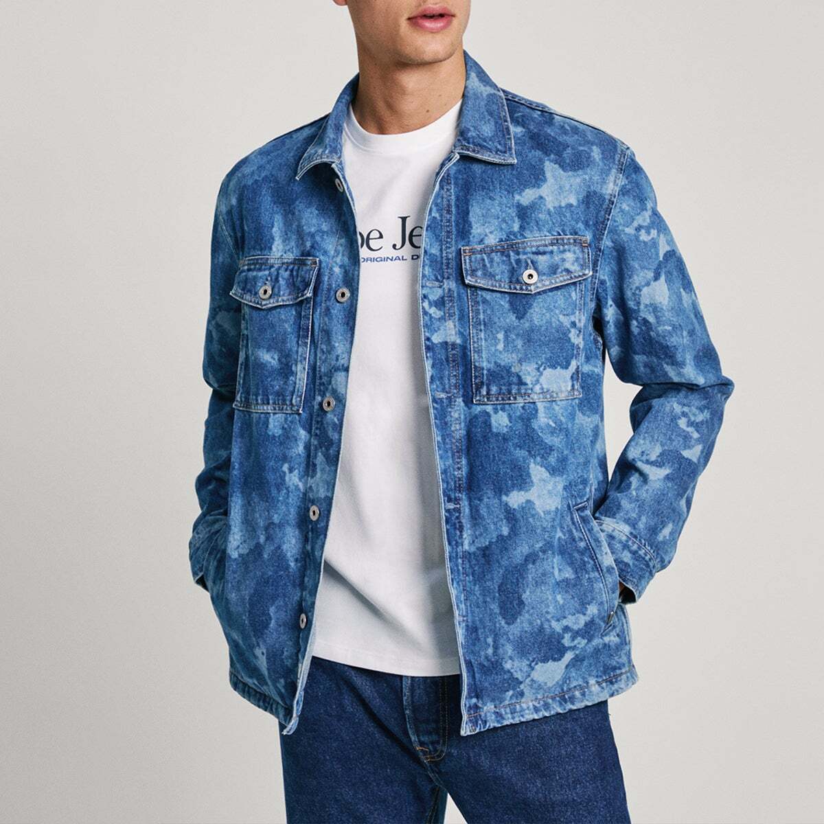 Veste À Coupe Décontractée En Denim jean, PEPE JEANS