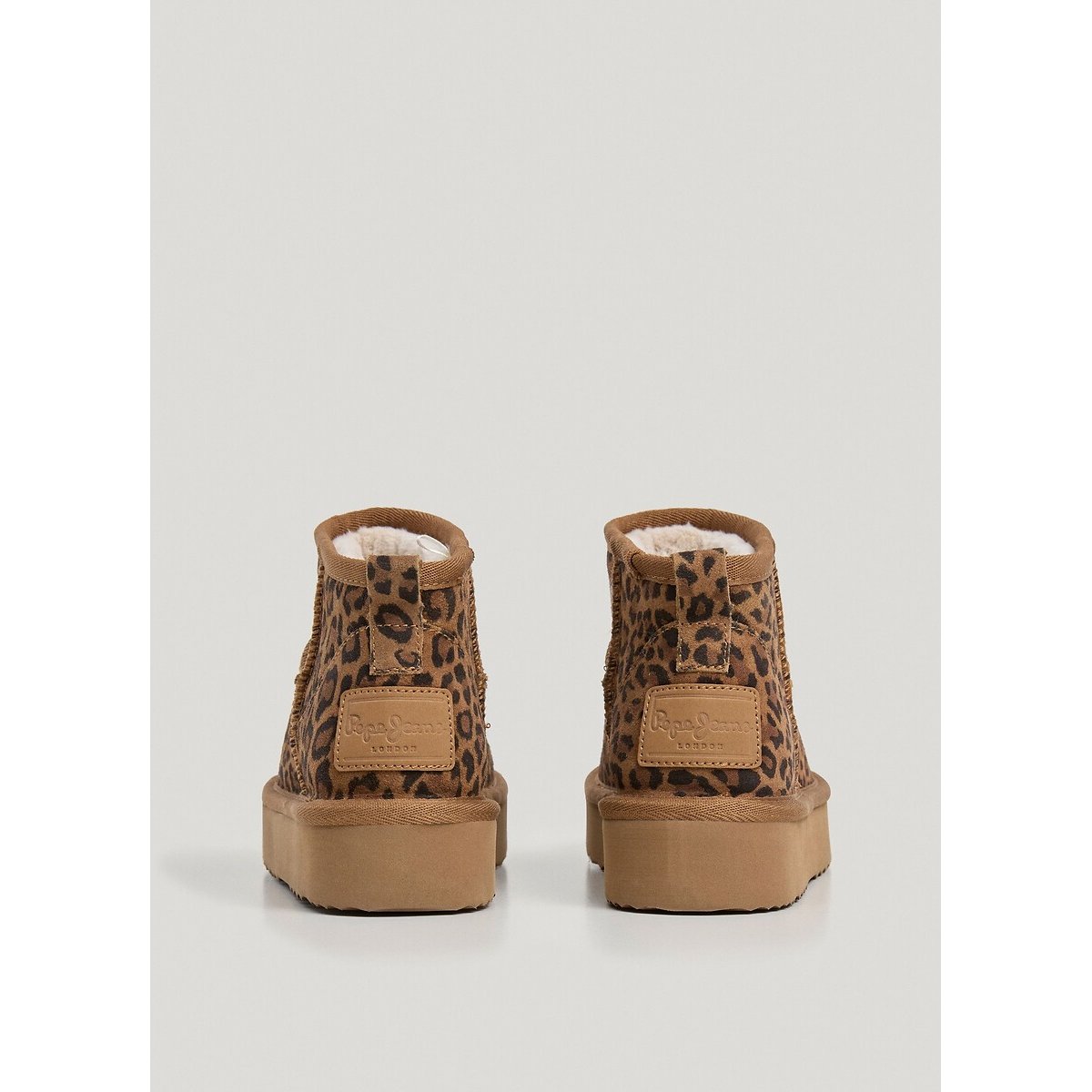 Bottines fourrées DISS LEO léopard, PEPE JEANS