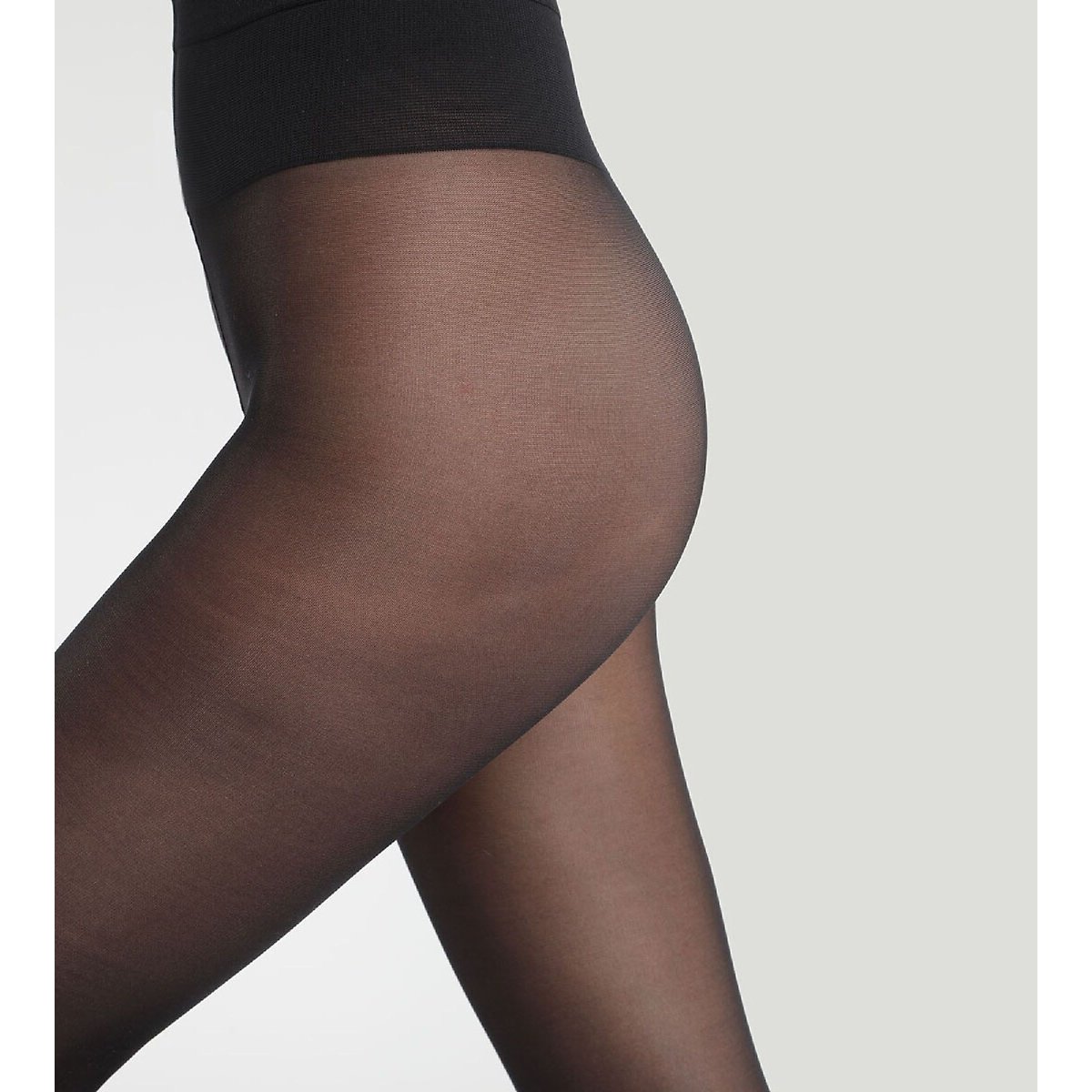 Collant jambes fuselées, semi-opaque 25 deniers noir, DIM