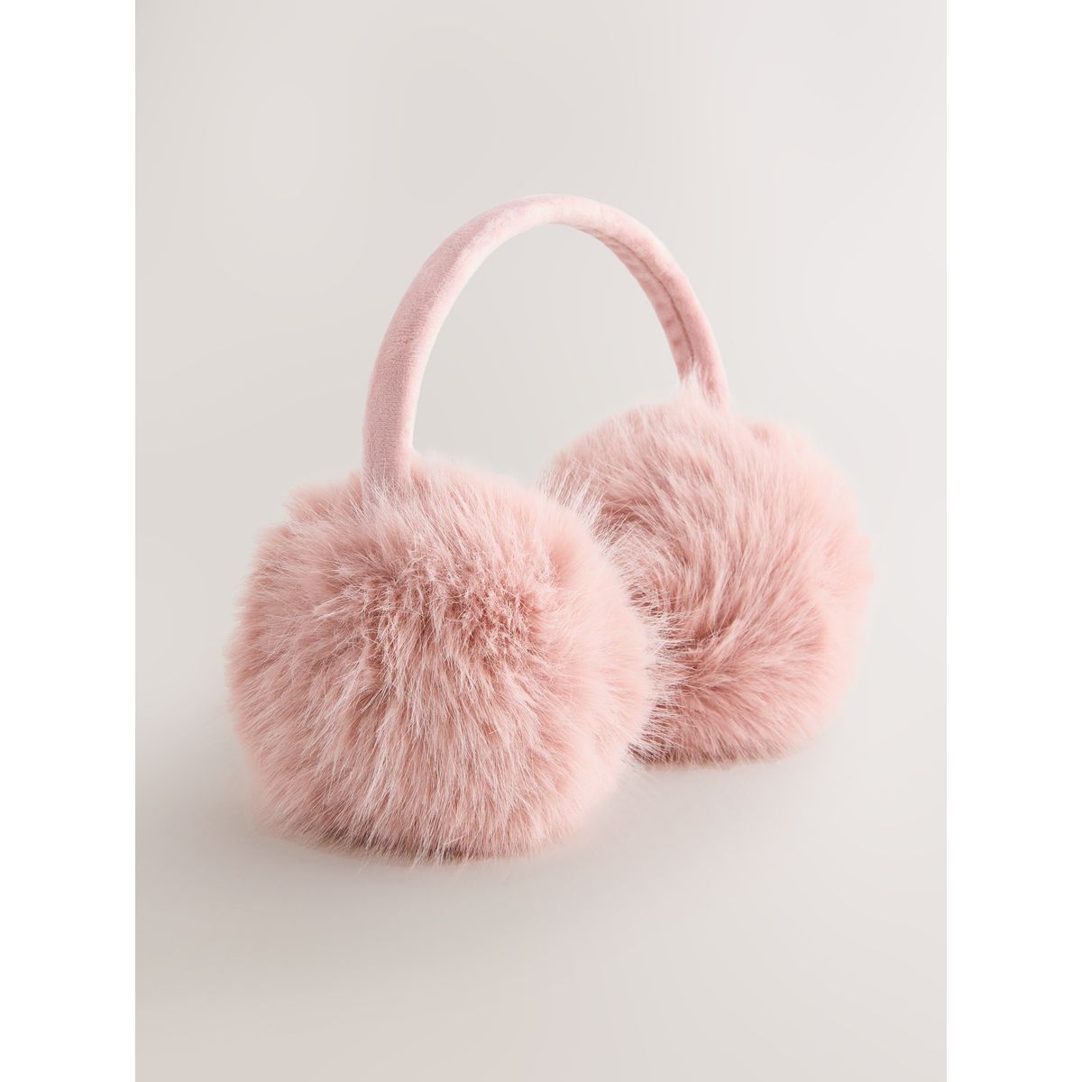 Cache-oreilles en imitation fourrure rose, NEXT