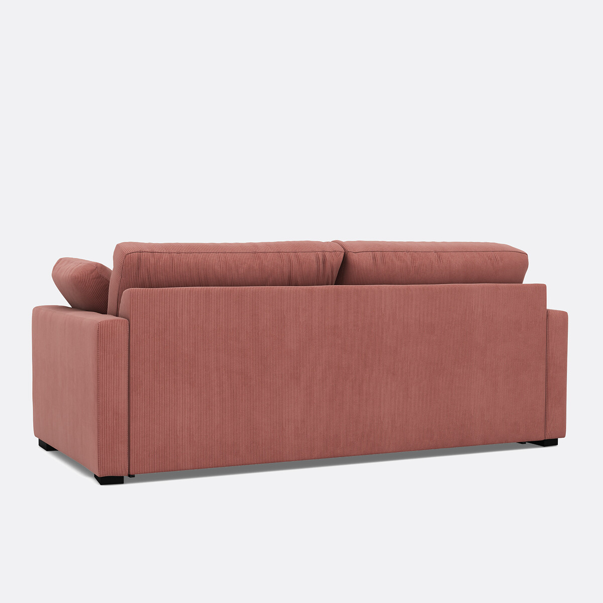 Canapé convertible, Premium HR, en velours côtelé fines côtes, TIMOR rose, LA REDOUTE INTERIEURS