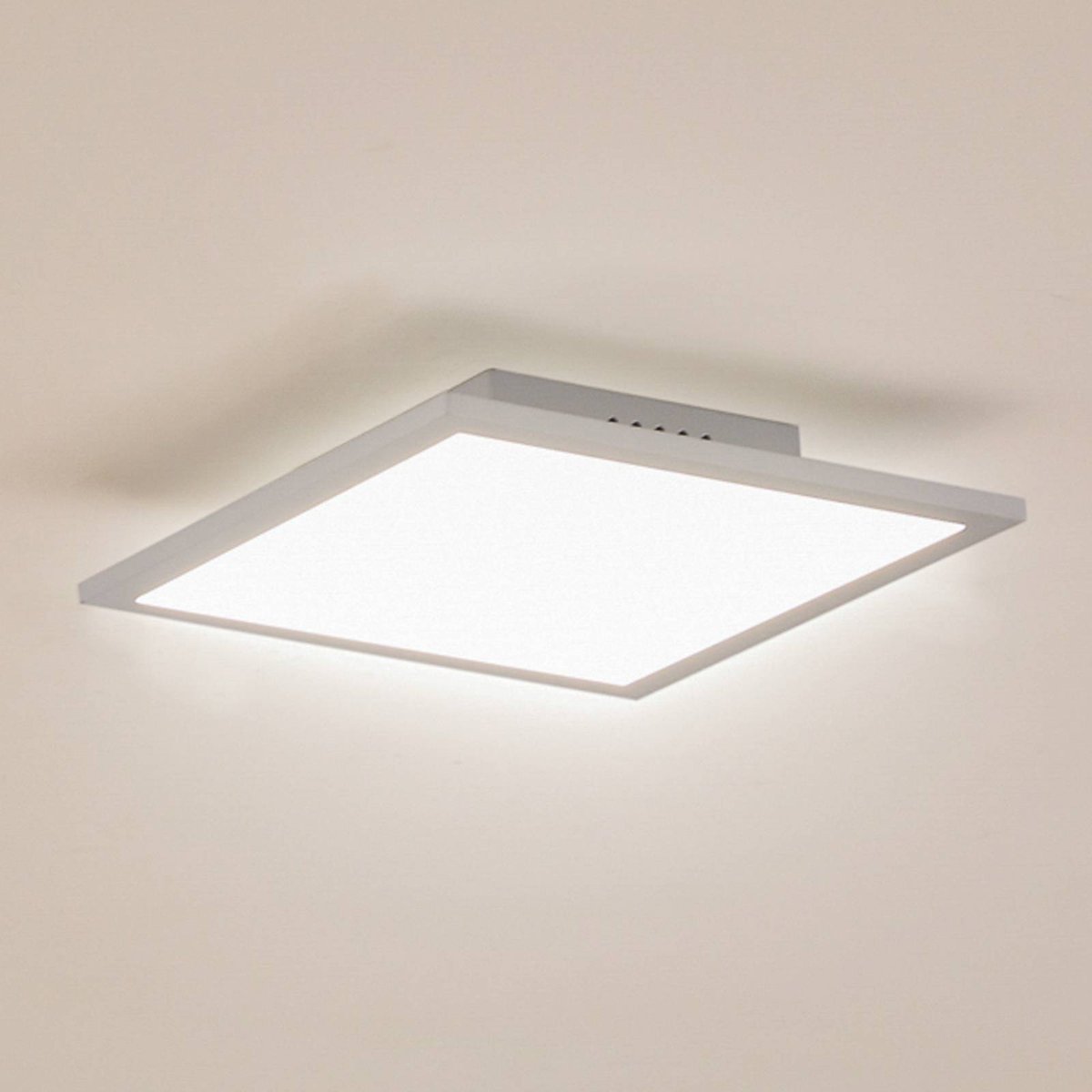 Plafonnier moderneLED, Enhife blanc, LINDBY