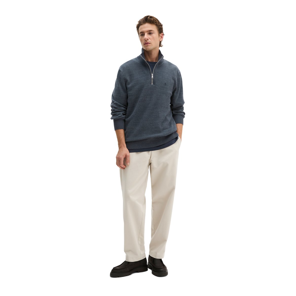 Troyer standard en pur coton bio blaubleu, MARC O'POLO