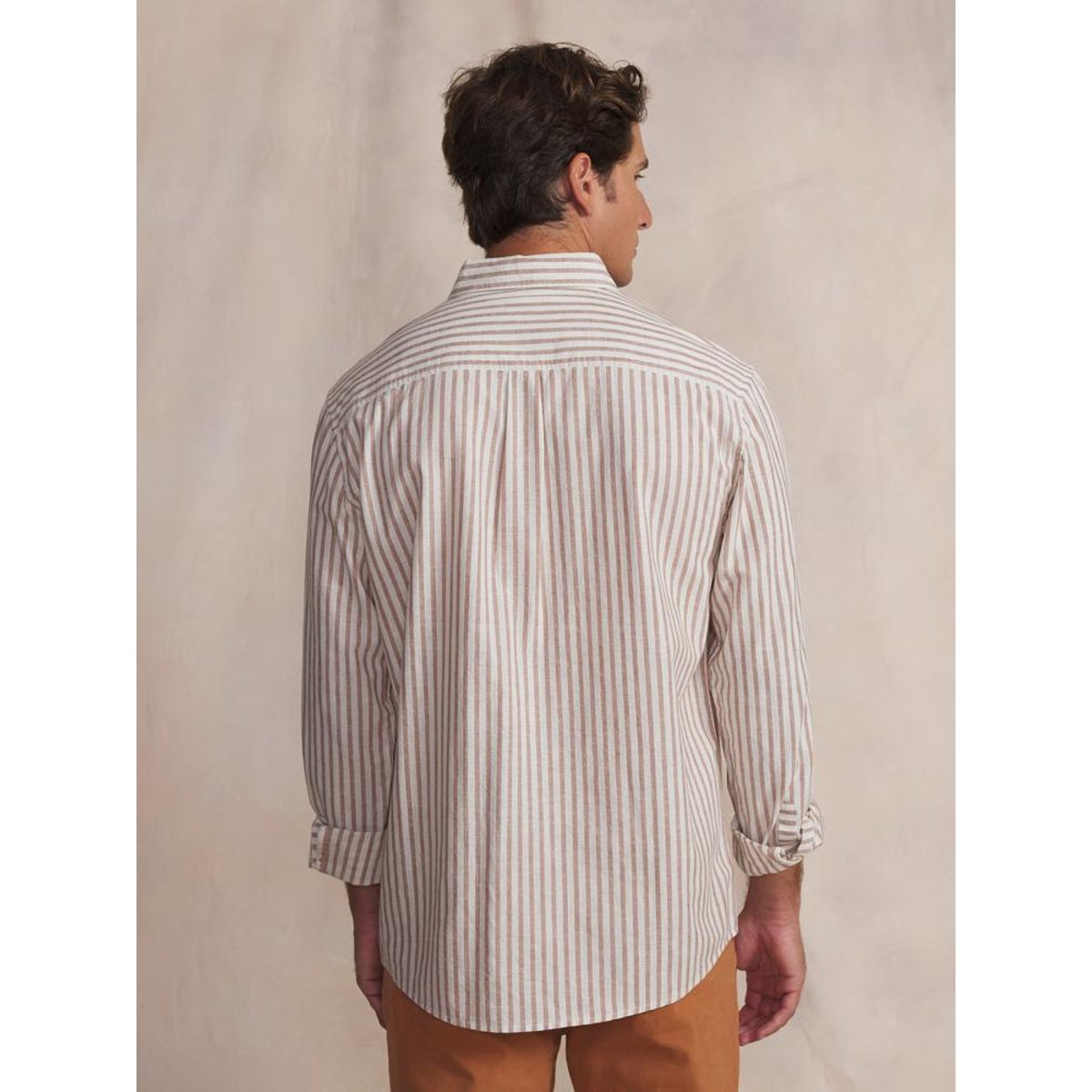 Chemise manches longues STUDECHE teck, TBS