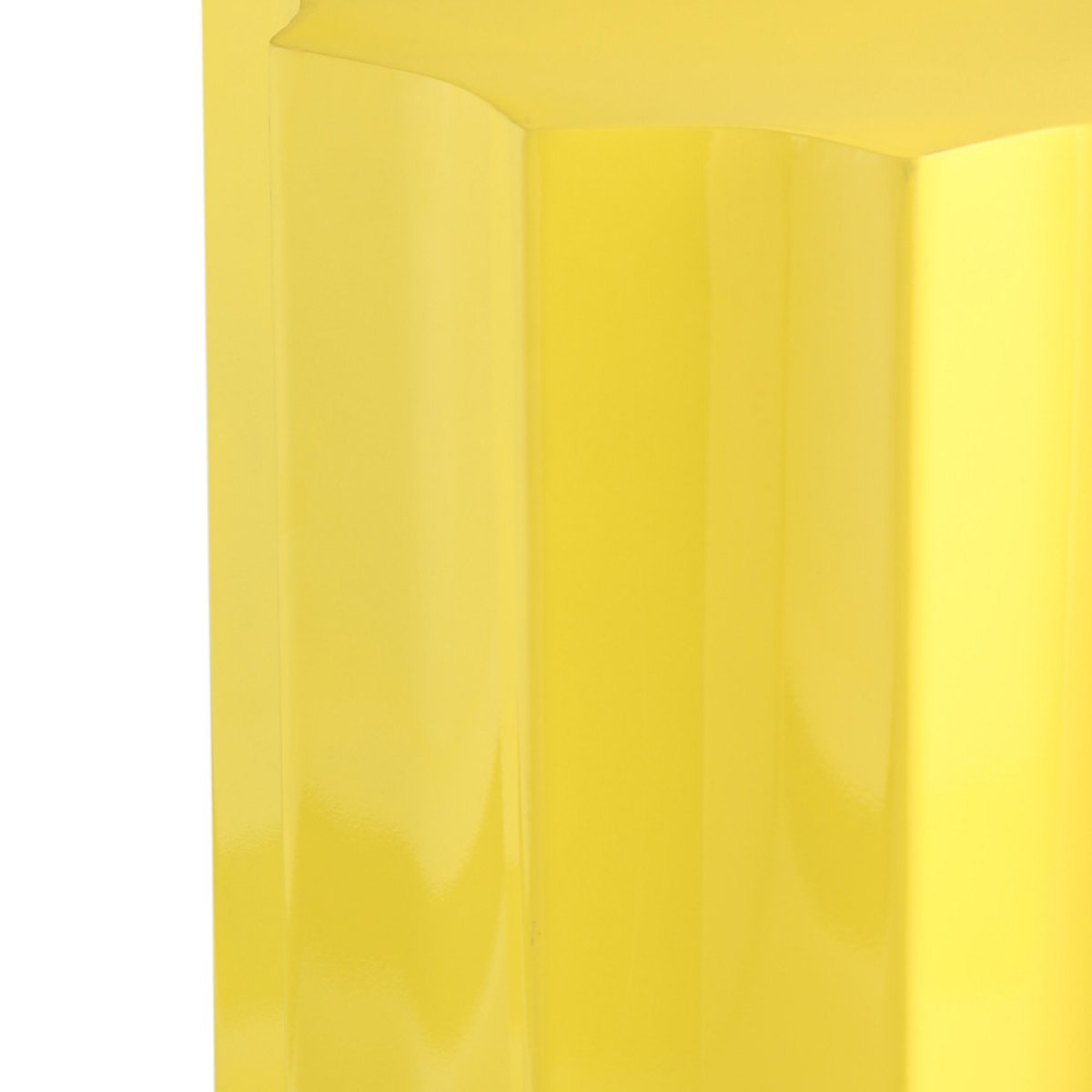 Table d'appoint ronde en aluminium 33,5cm- NEON jaune, DRAWER