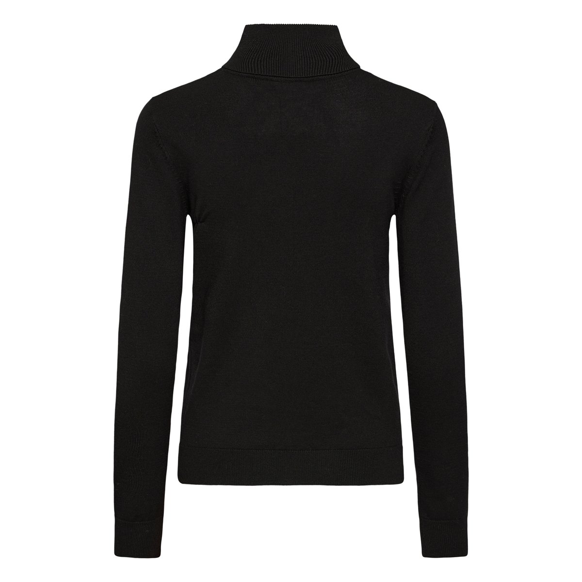 Pull en maille manches longues noir black, ICHI