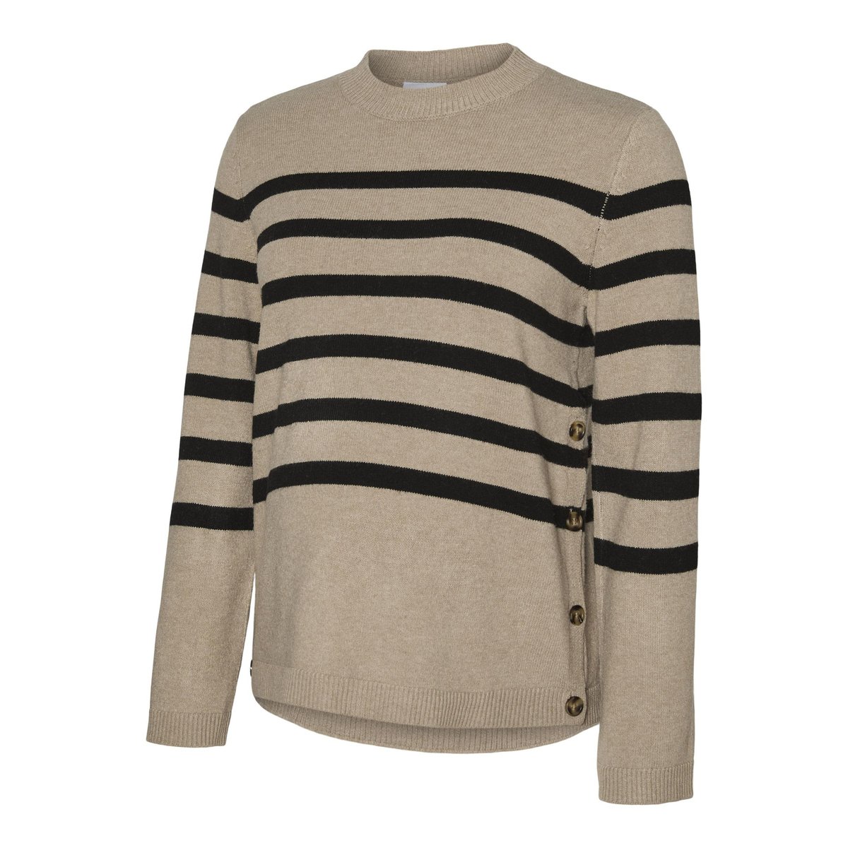 Pull En Maille natural melange, MAMA LICIOUS