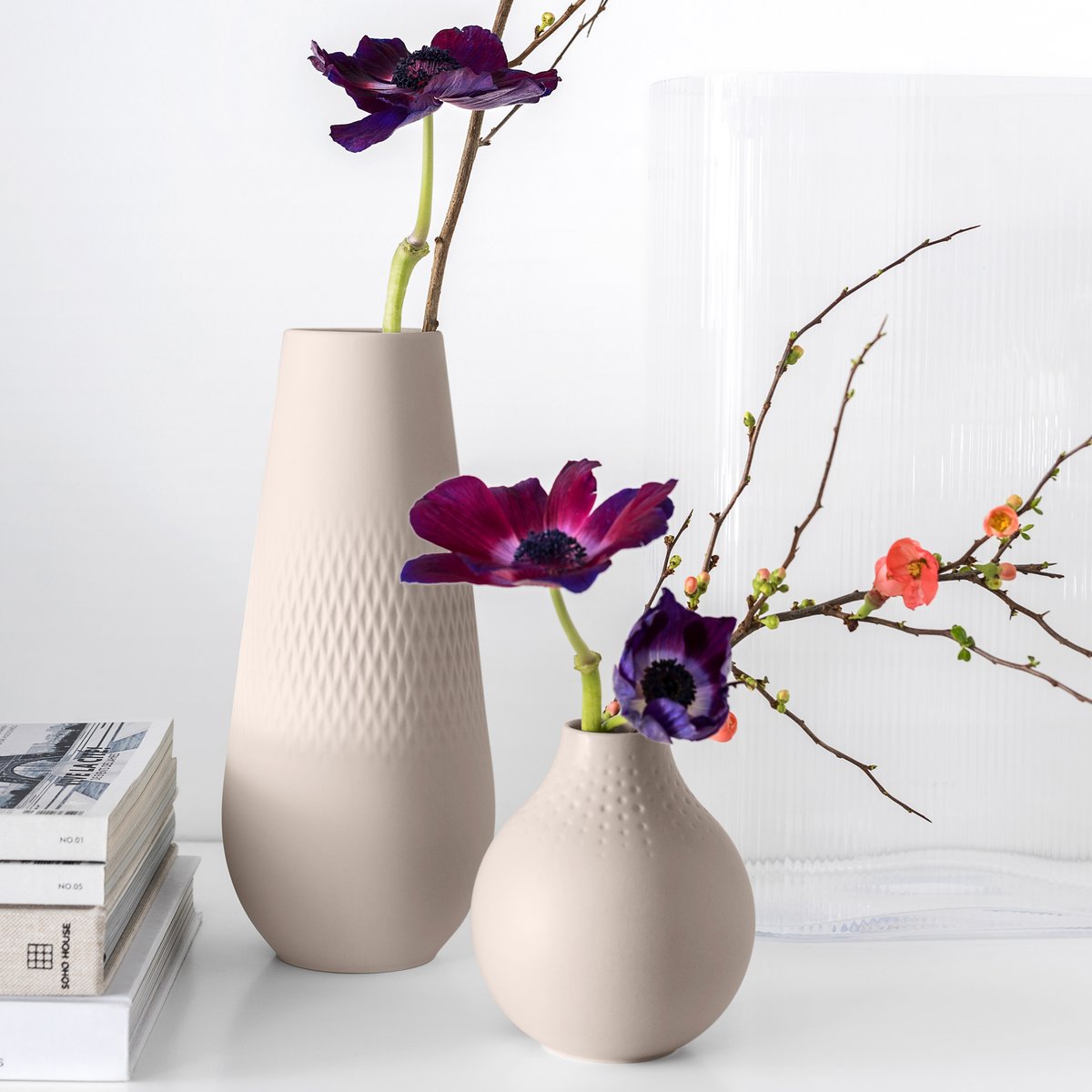 Vase Carré Haut MANUFACTURE beige, VILLEROY & BOCH