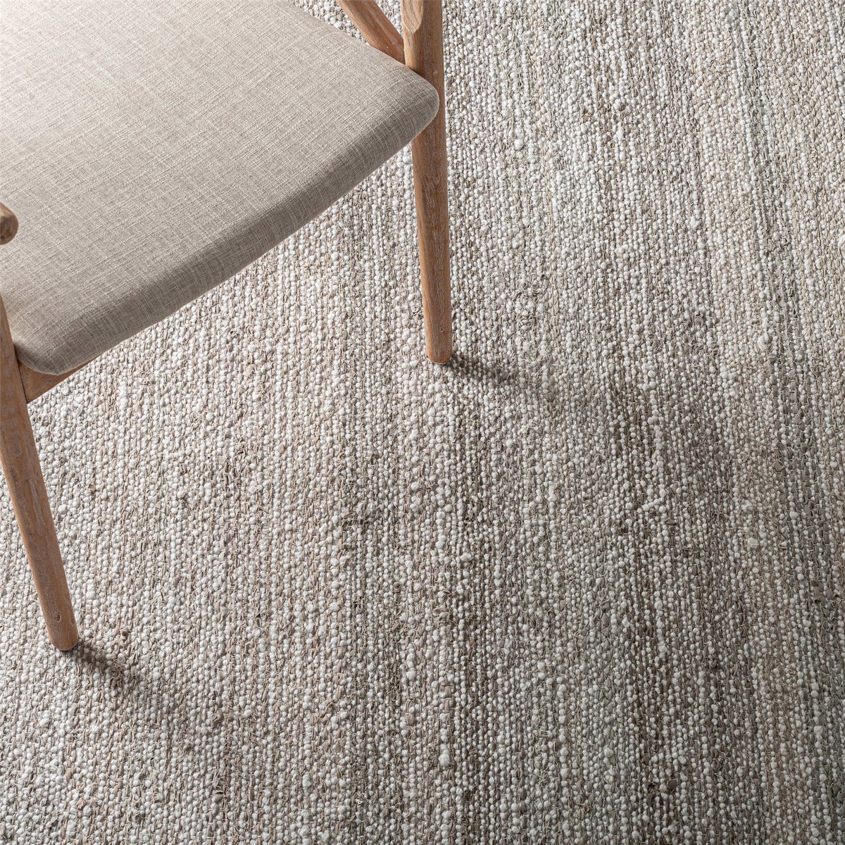 Tapis classique en laine crème, RECOLLECTION