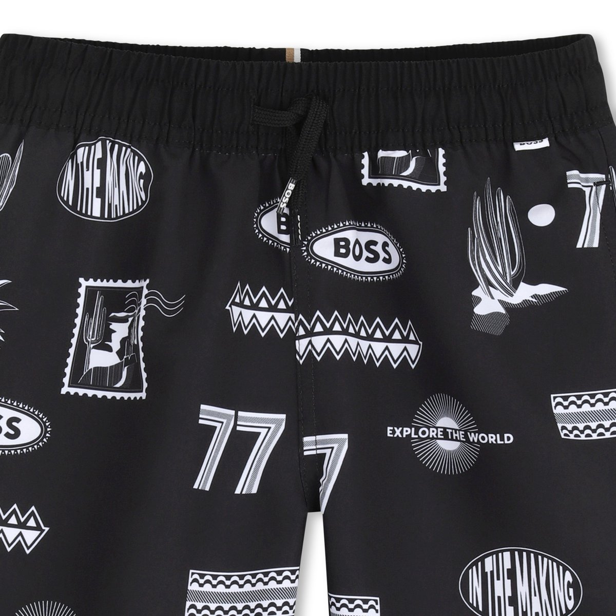 Short de bain black, BOSS KIDSWEAR