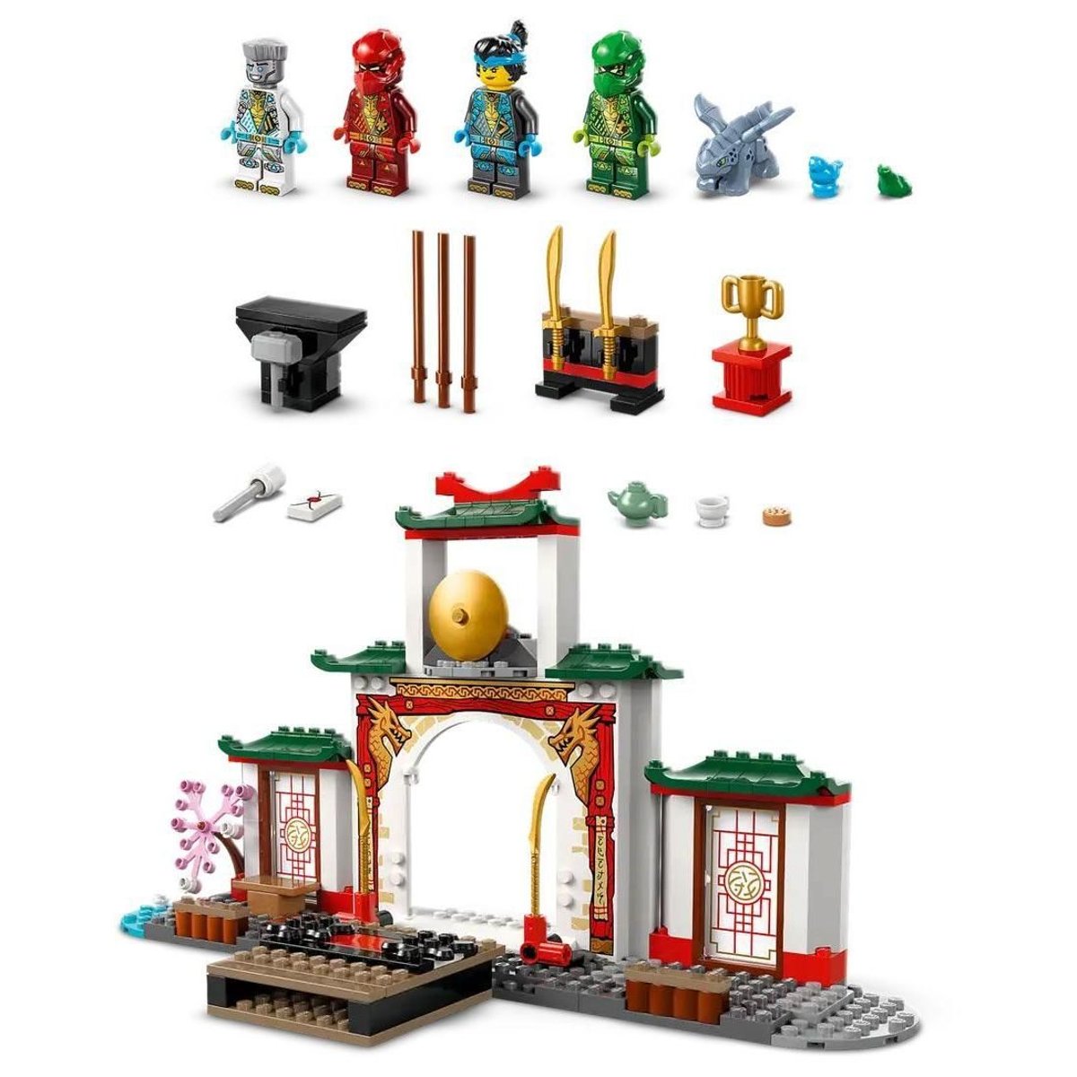 LEGO NINJAGO - Le temple de Spinjitzu des ninjas - 71831 multicolore, LEGO