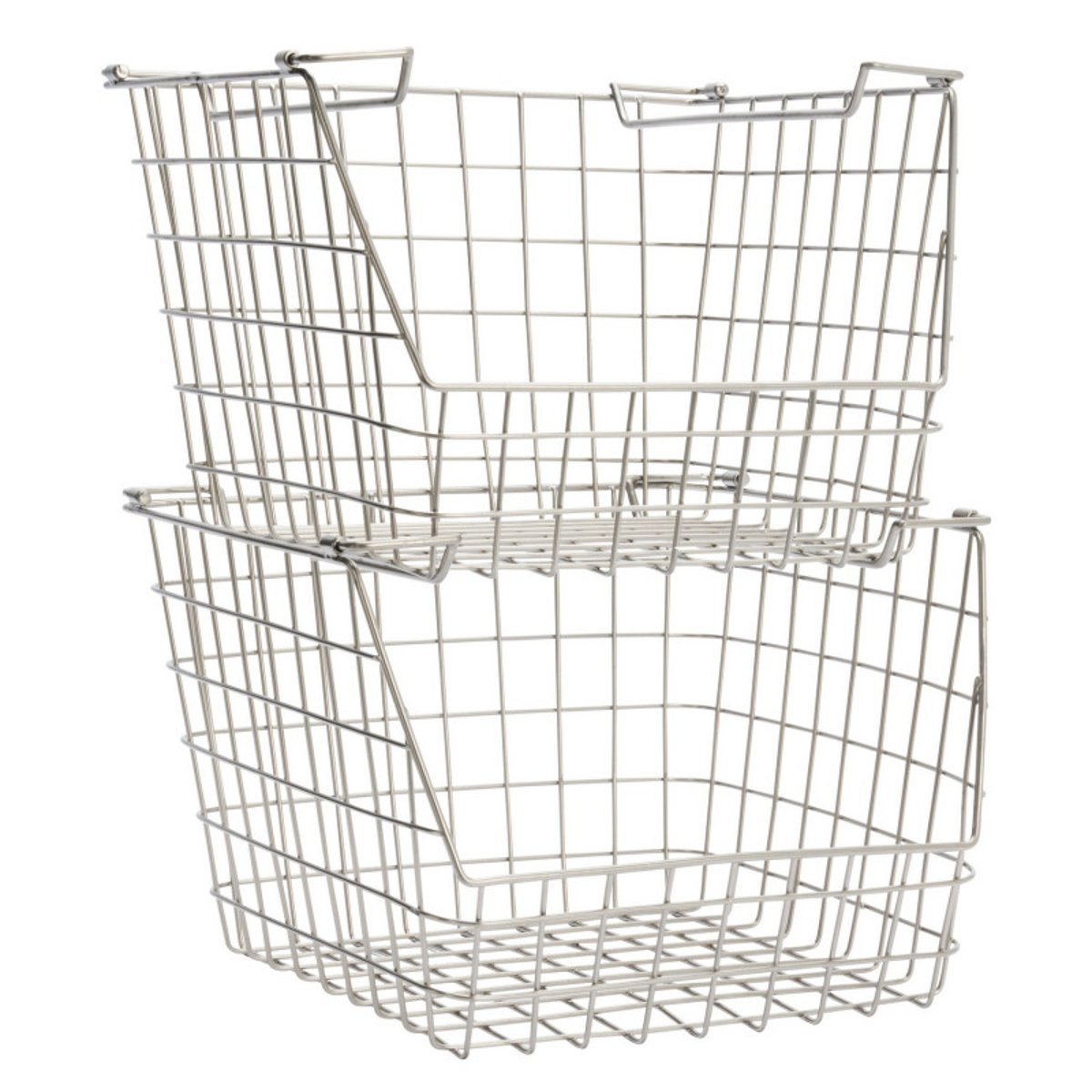 Panier empilable rangement argent, MADAM STOLTZ