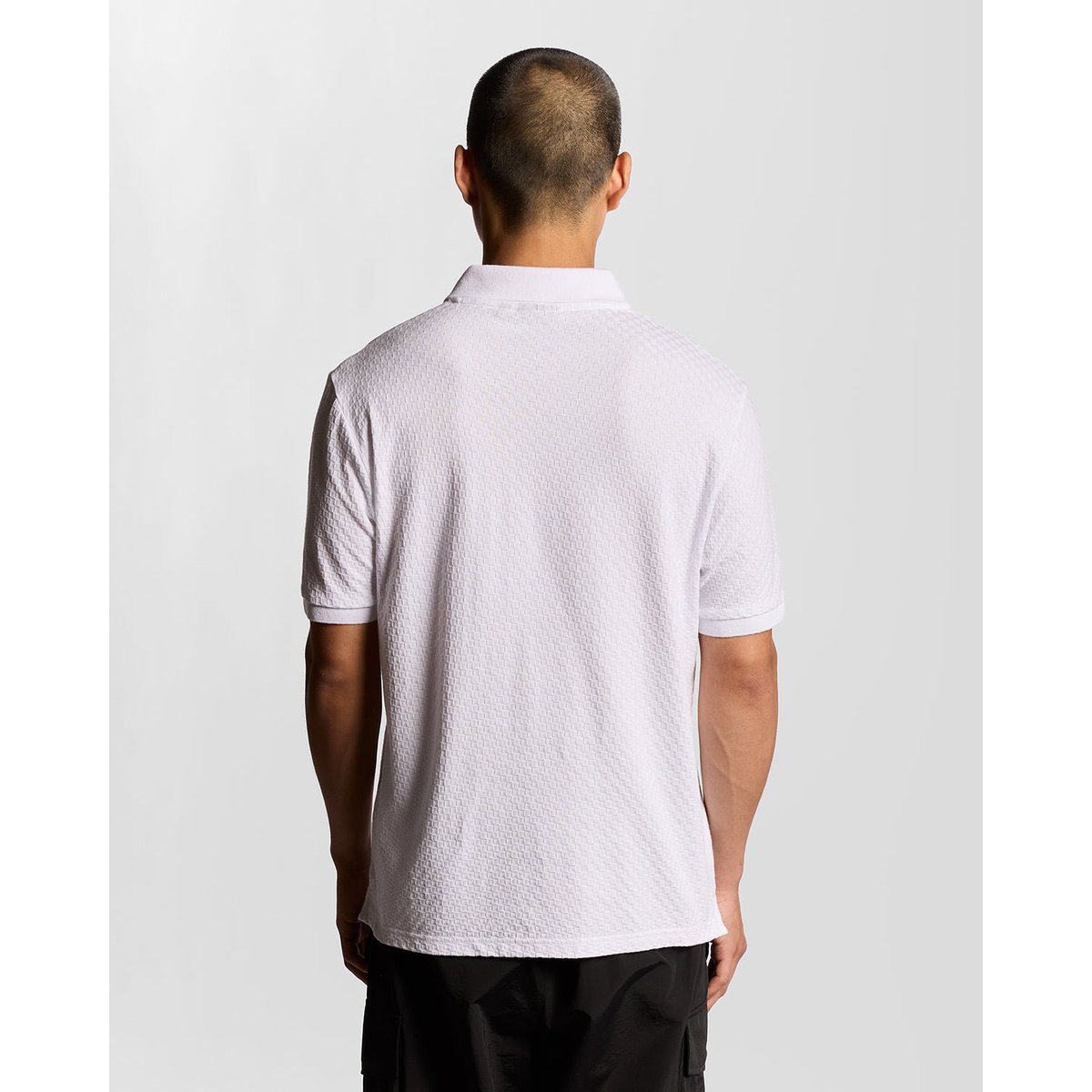 Polo football col blanc, LYLE & SCOTT