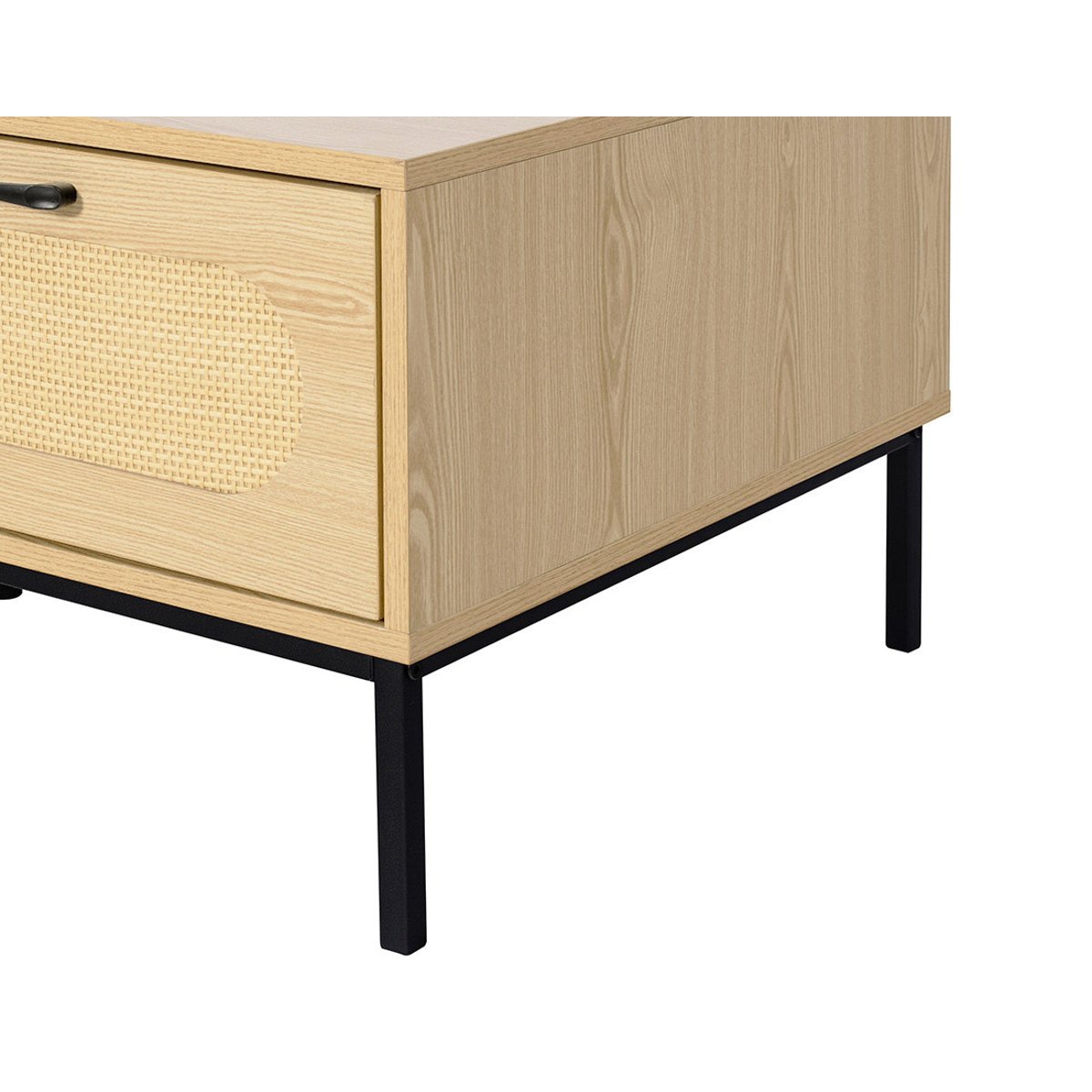 Table basse - NAGATO bois / noir, BEST MOBILIER