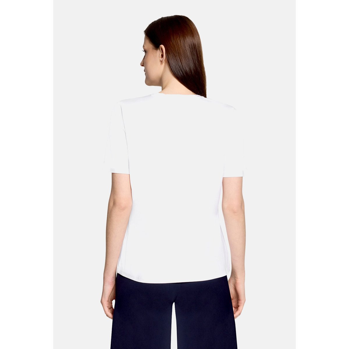T-shirt basique à impression patch white/dark blue, BETTY BARCLAY