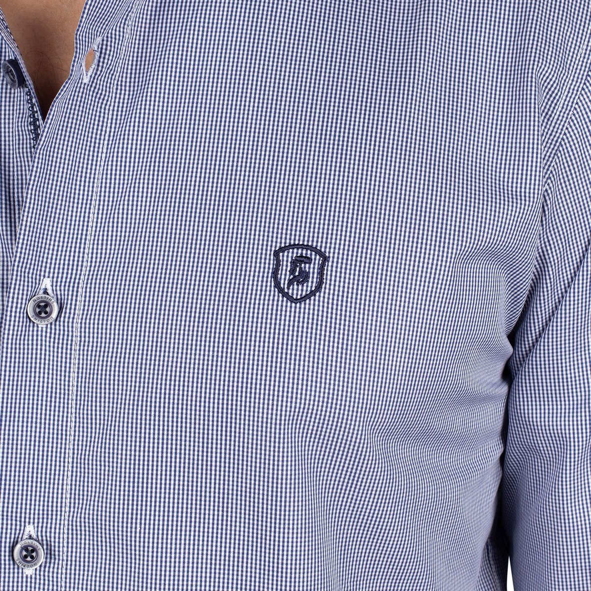 Chemise vichy square navy, SHILTON