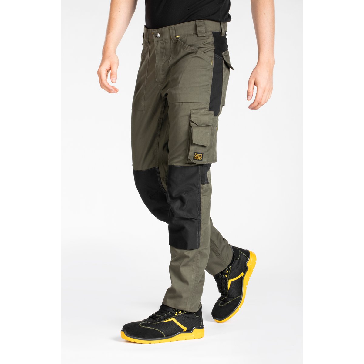 Pantalon de travail multipoches Fibreflex® MOBILOS vert, RICA LEWIS