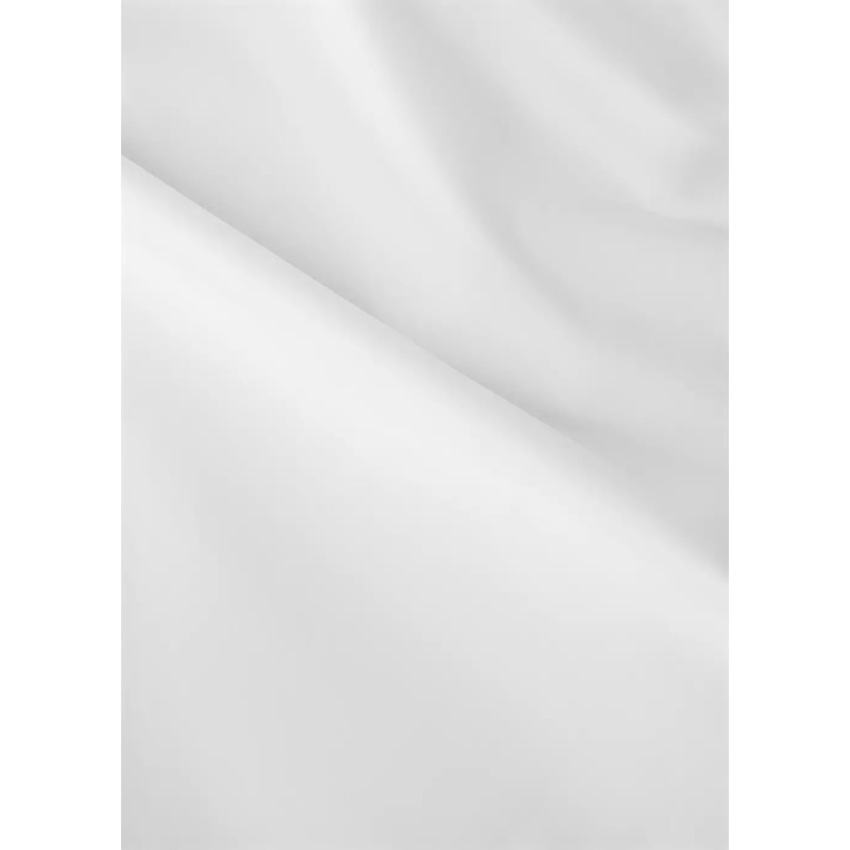 Drap-housse percale de coton 500 fils lit 180 cm blanc, MANGO HOME