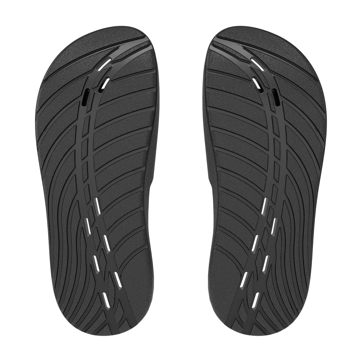 Claquettes motif/style logo noir, SPEEDO