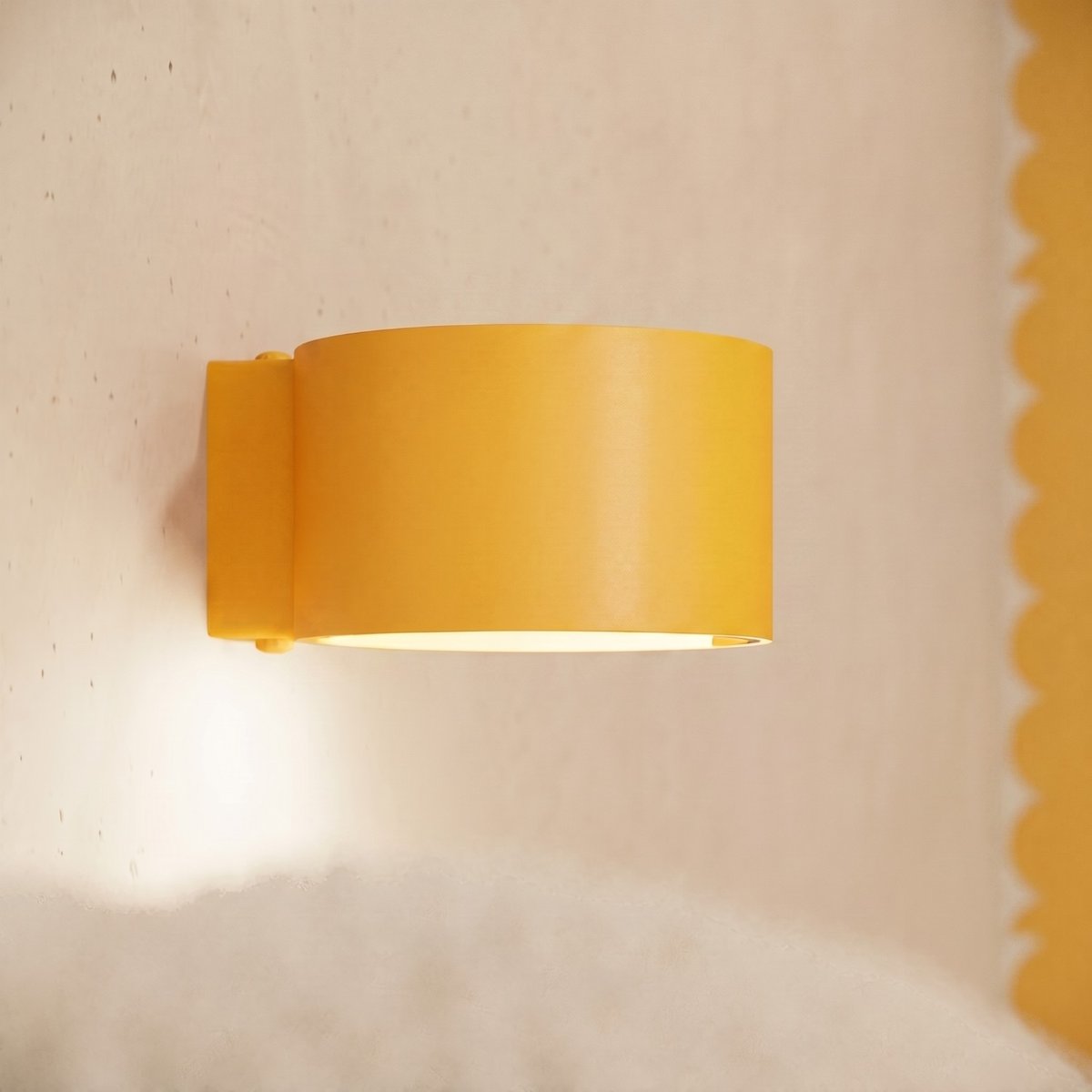 Plafonnier Aluminium Jaune Gx53 2 MODO jaune, EDEN