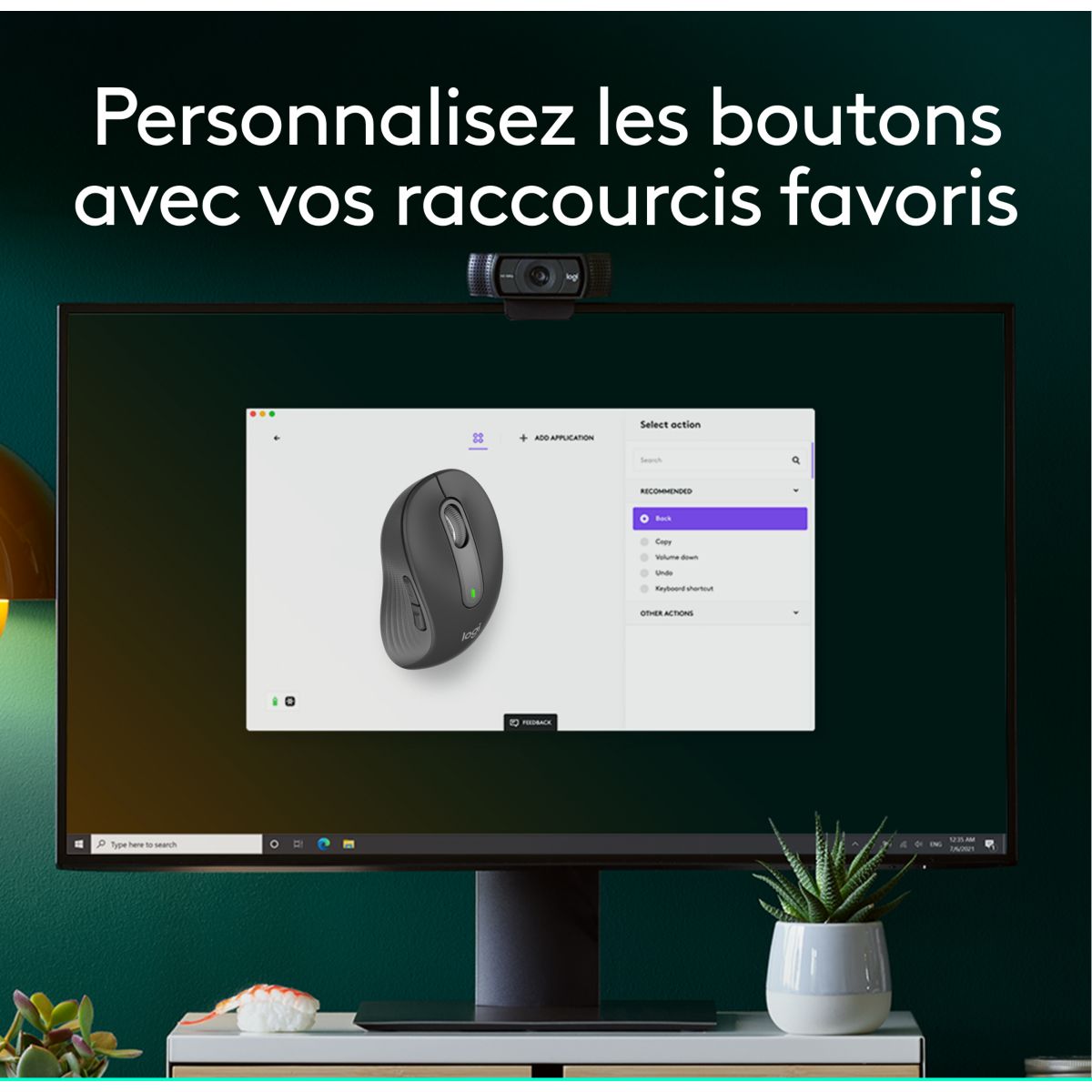 Souris sans fil Signature M650 Graphite gris, LOGITECH
