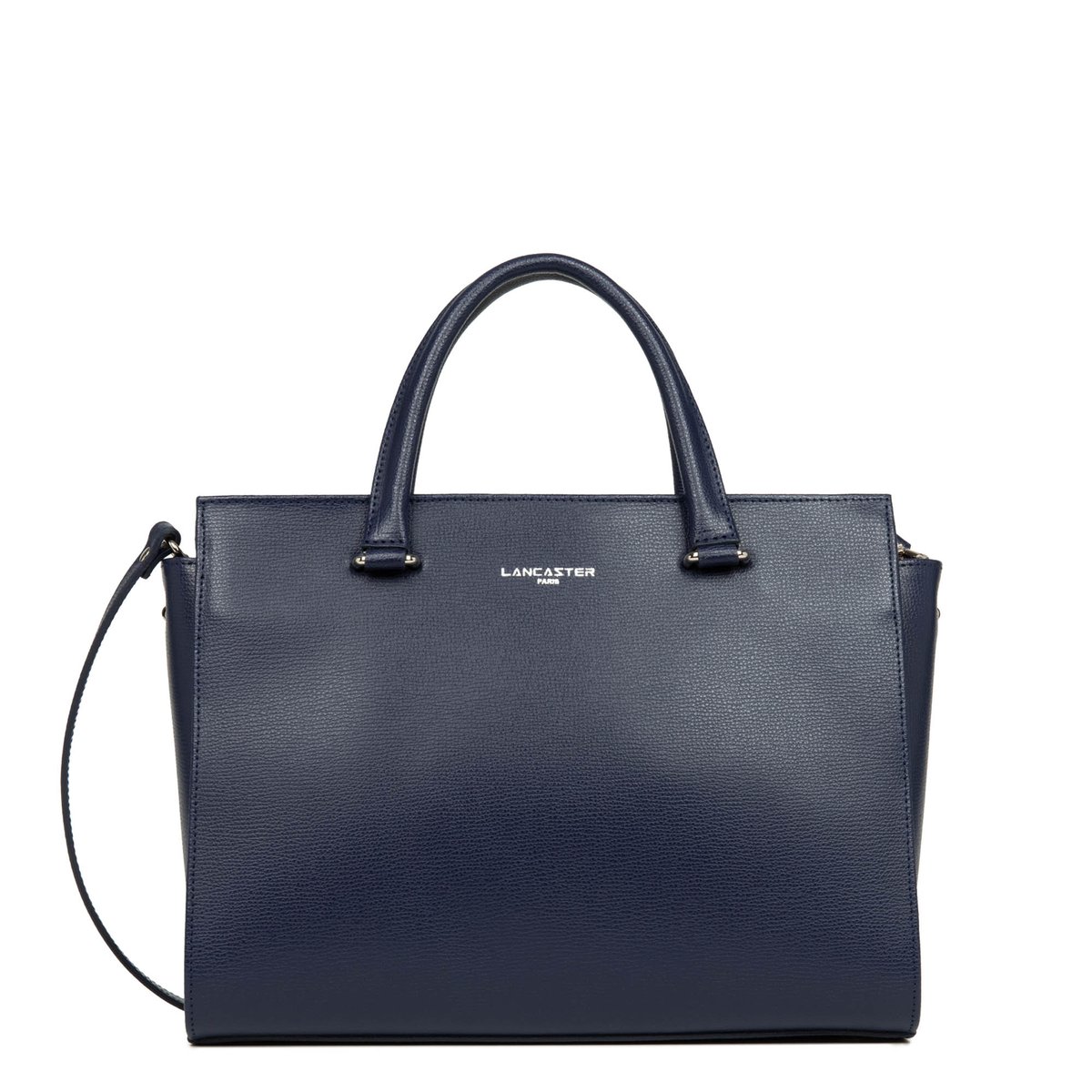 Grand sac à main, Made in France SIERRA bleu foncé, LANCASTER