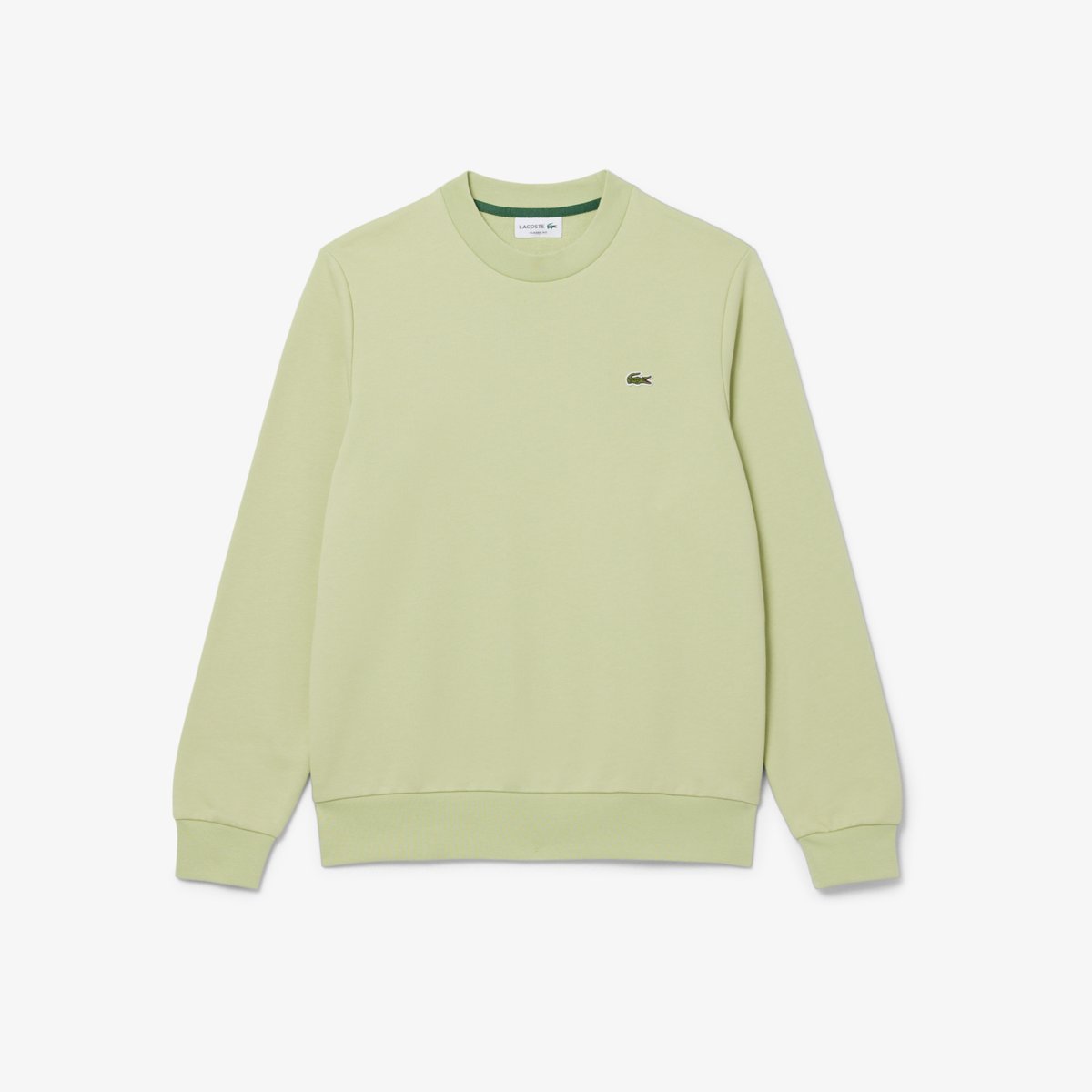 Sweatshirt classic fit molleton vert-uyb, LACOSTE