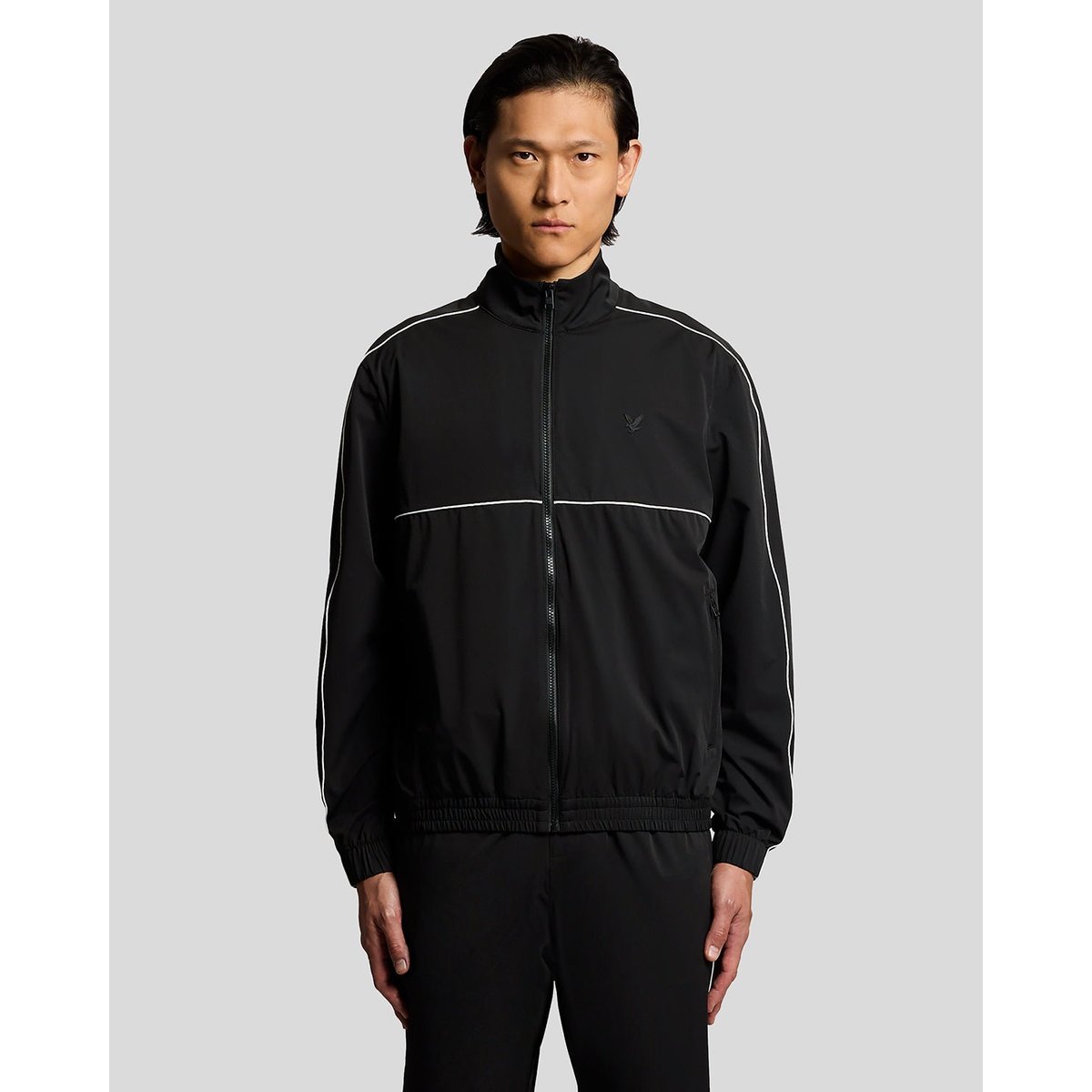 Veste légère de survêtement noir jais, LYLE & SCOTT