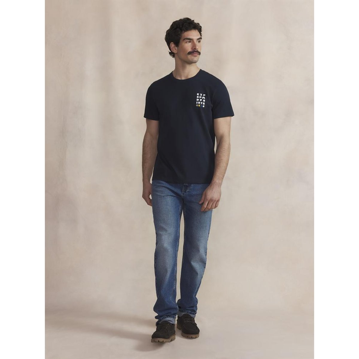 T-shirt manches courtes LUKENTEE marine, TBS