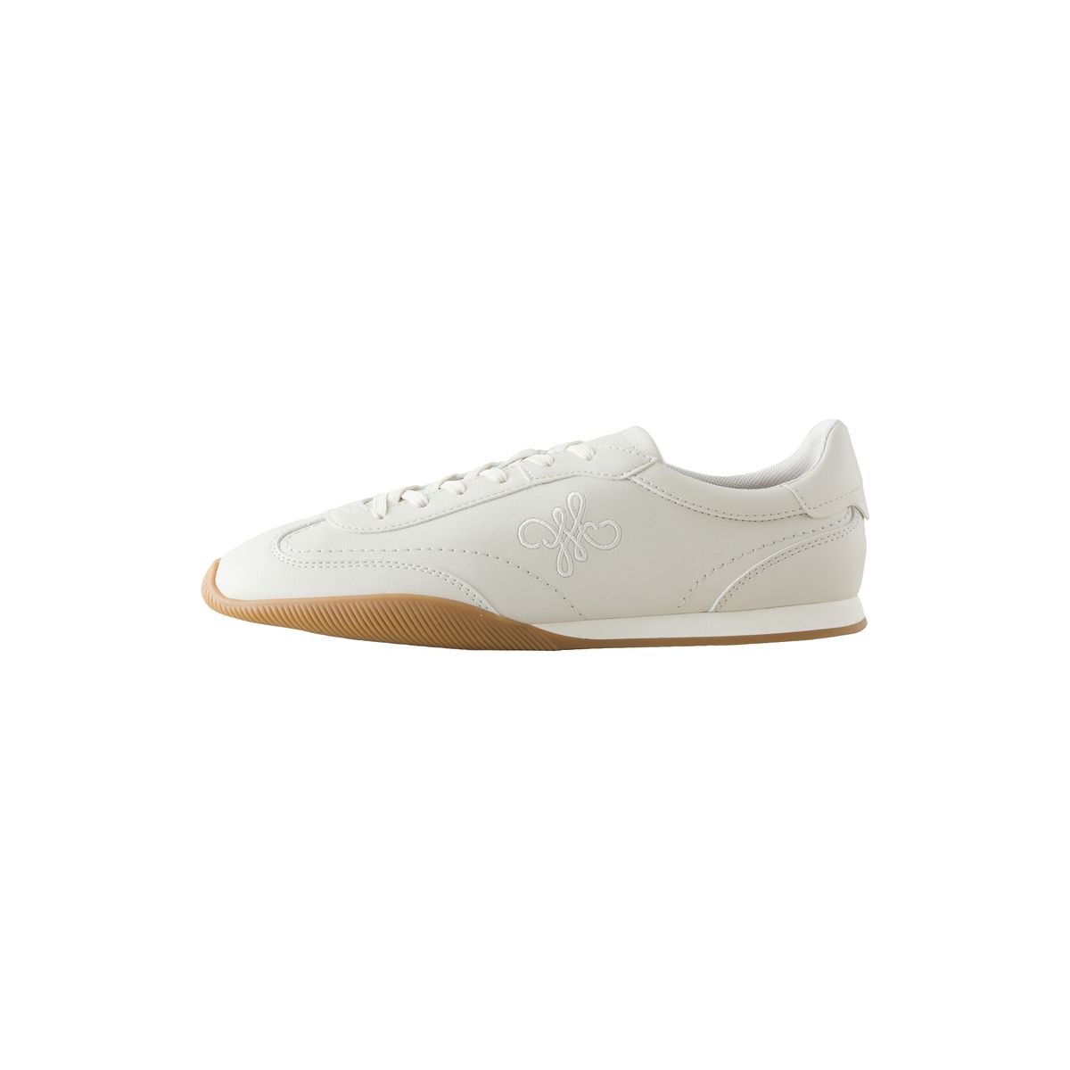 Baskets fins à lacets/logo forever comfort® naturel, NEXT
