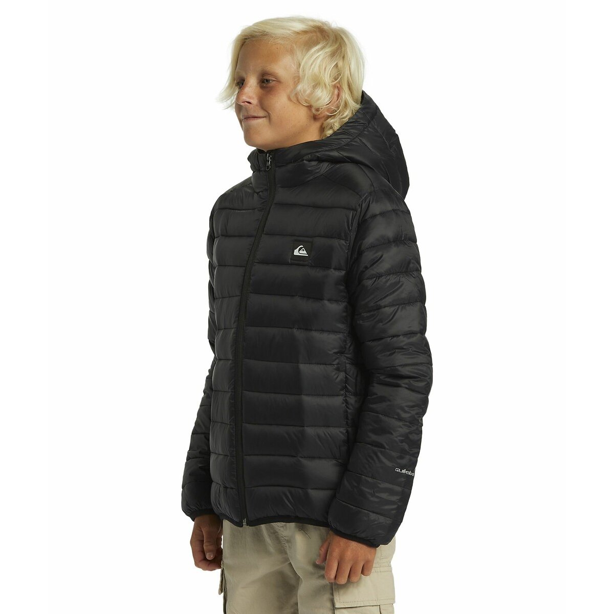 Doudoune à capuche noir, QUIKSILVER
