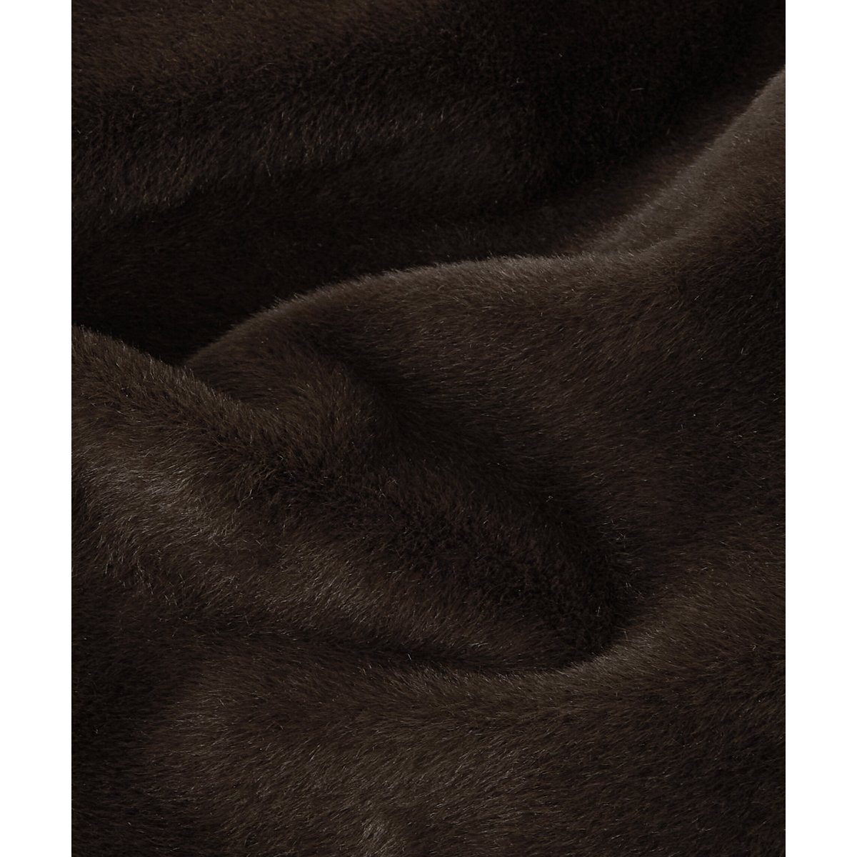 Manteau long et doux marron fonce, RODIER