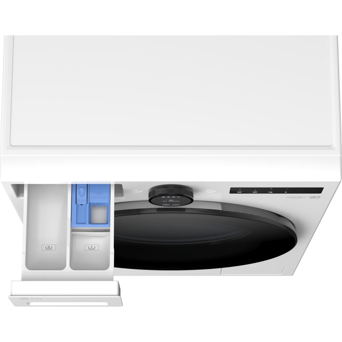 Lave linge hublot F14X76WHST - 11 kg - 1400 tr/min - Classe A - Direct drive - Connecté WiFi couleur unique, LG