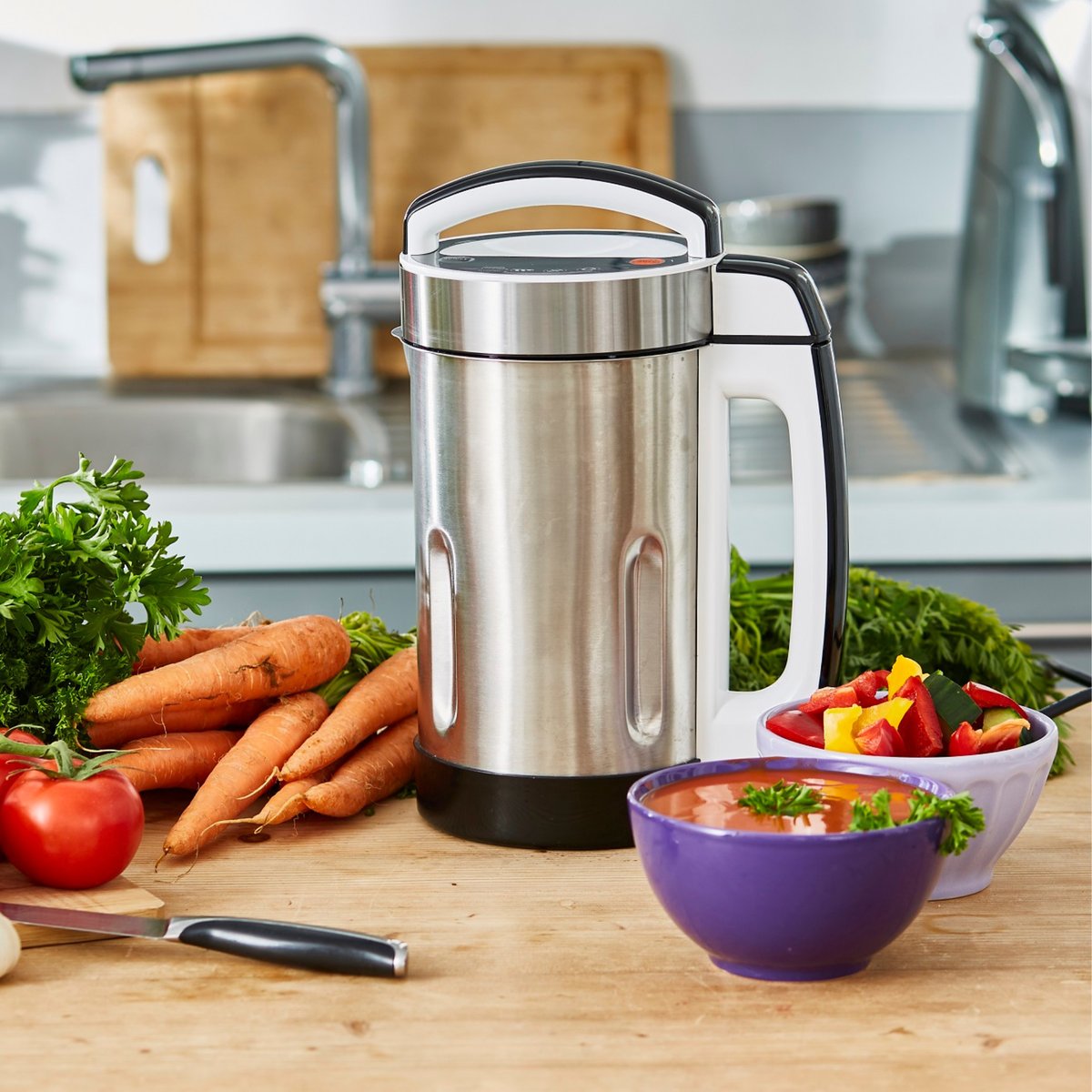 Blender soupe chauffant, mixeur à soupe cook & heat 1,6l v019839, SENYA