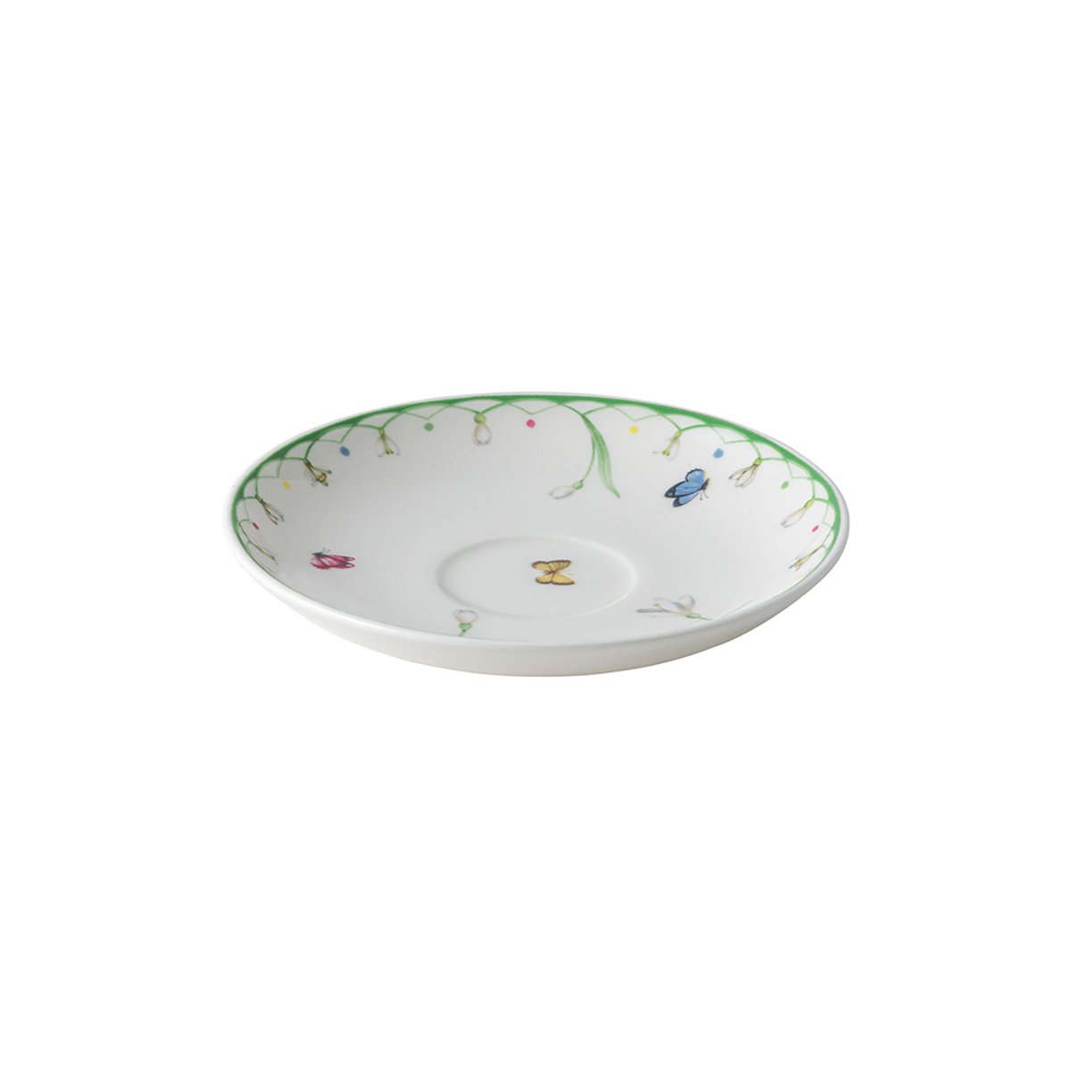 Soucoupe Tasse Moka COLOURFUL SPRING vert, VILLEROY & BOCH