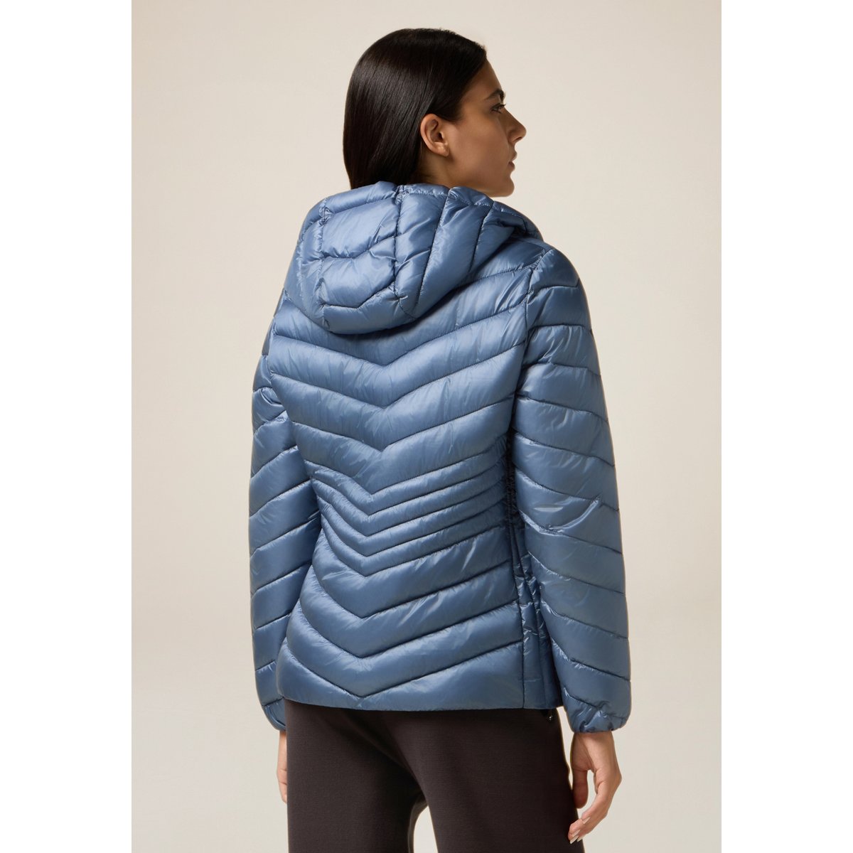 Veste matelassée légère à capuche light - blue, OLTRE