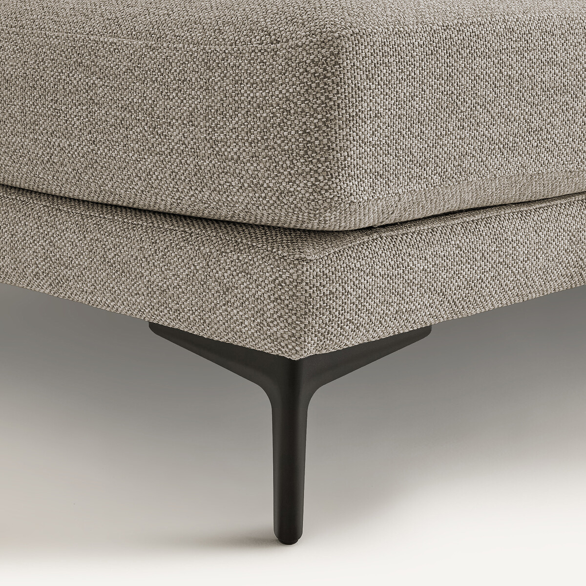 Méridienne en mélange texturé, MODERNISTE beige, EMMANUEL GALLINA X AM.PM