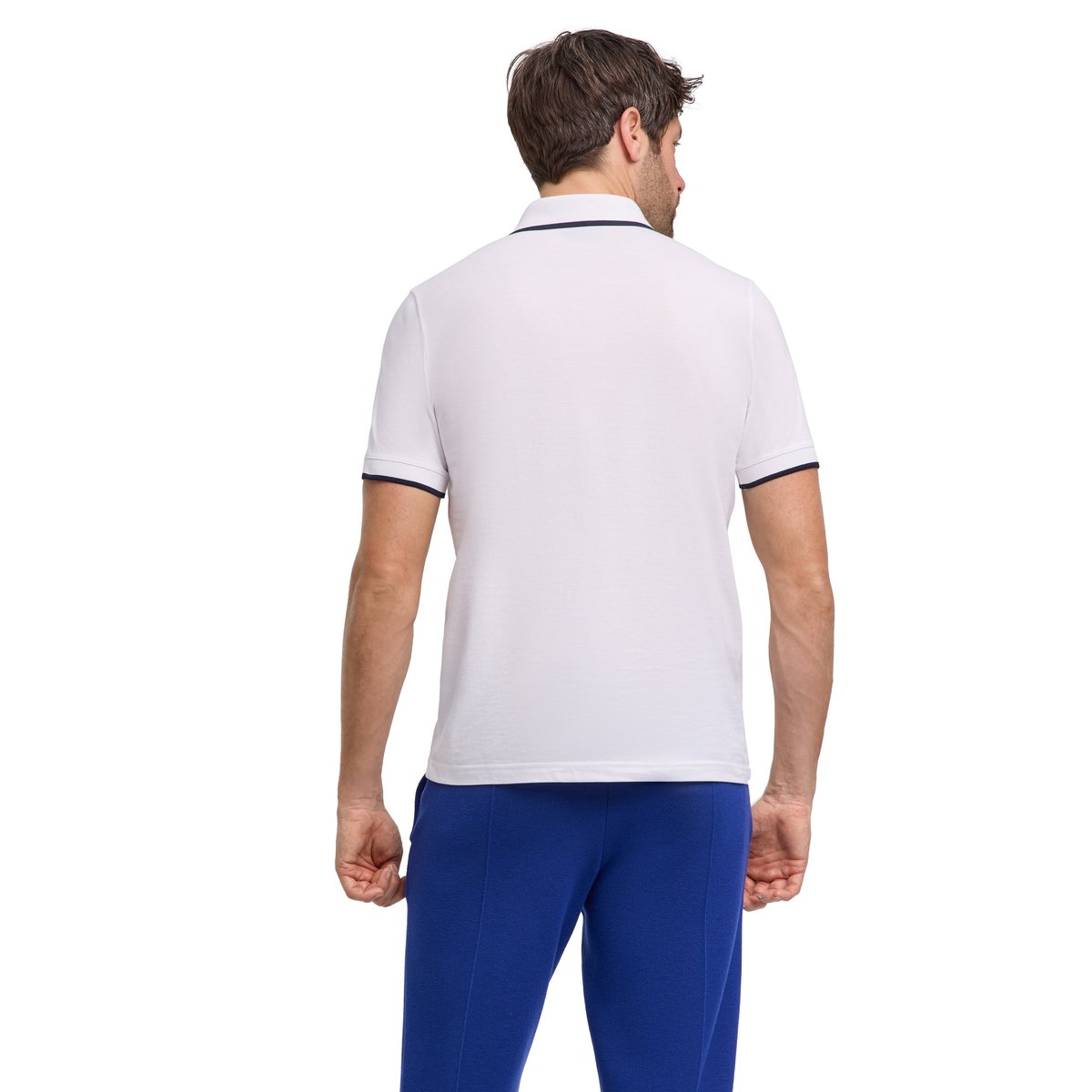 Polo shirt Smart Polo Easy Care blanc, FALKE