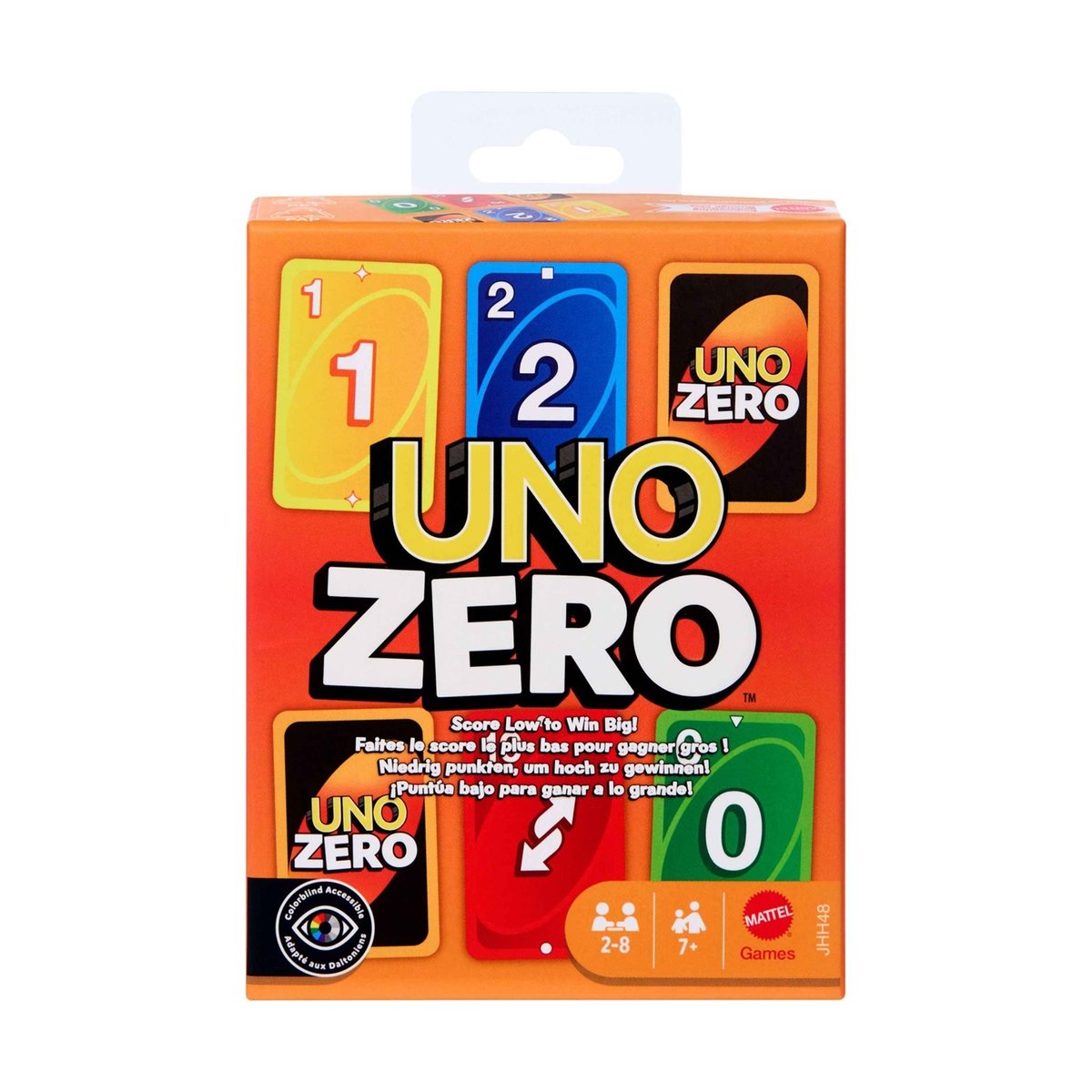 UNO - Zéro multicolore, MATTEL