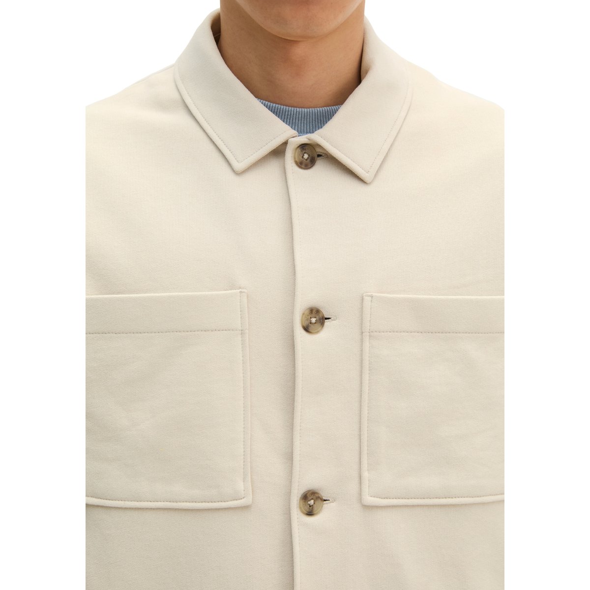 Veste sweat relaxed en coton bio régénéré gris, MARC O'POLO