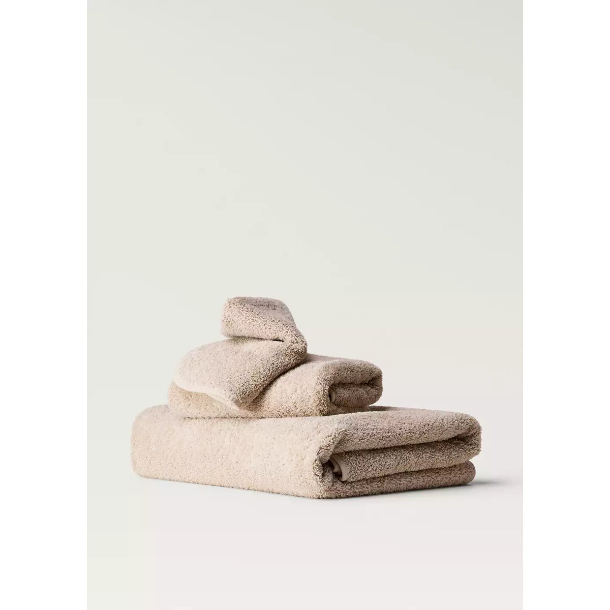 Drap de bain teinture pièce beige, MANGO HOME